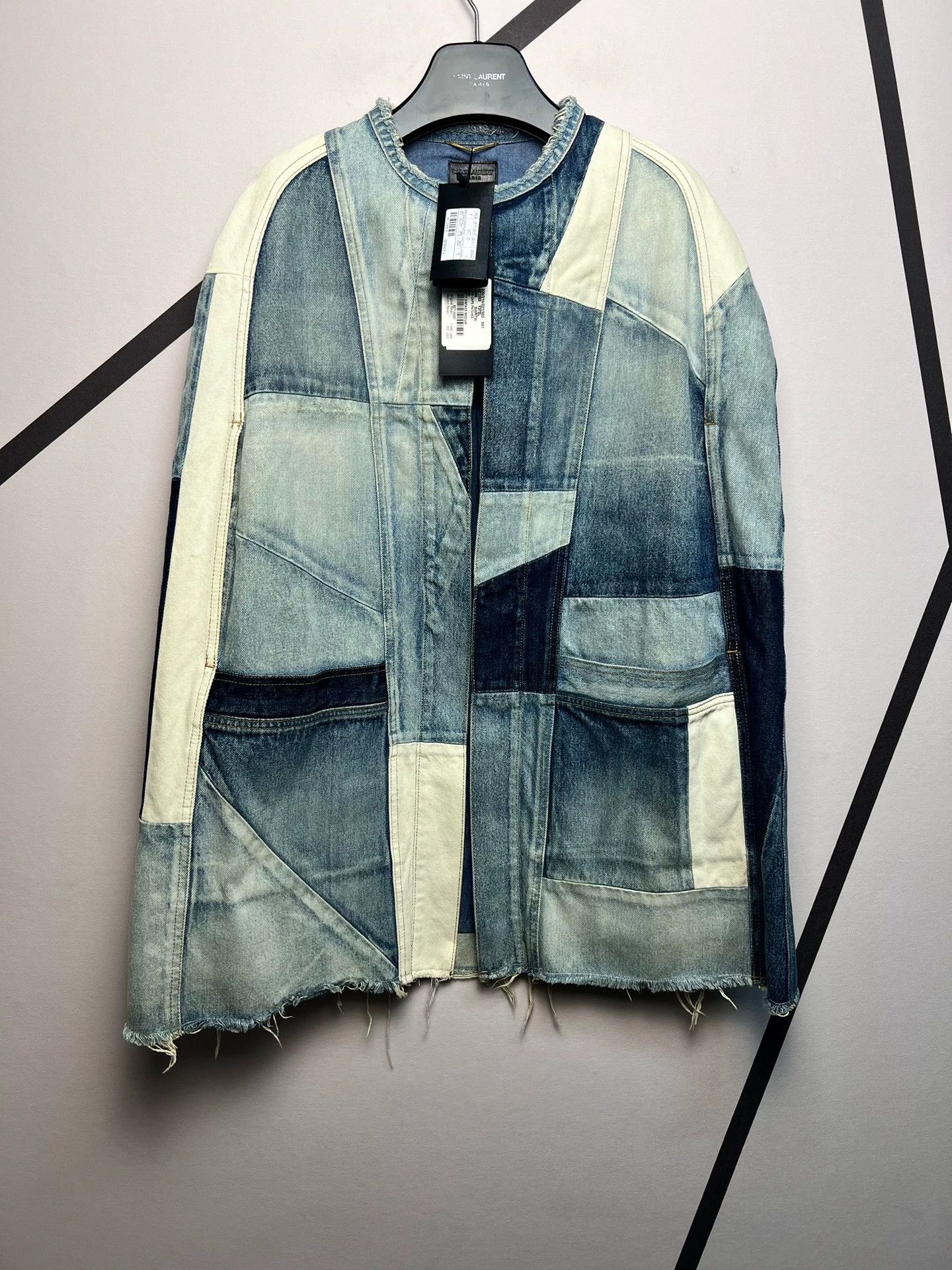 Saint Laurent Paris Authentic Saint Laurent washed denim with distressed Size S / US 4 / IT 40 - 1 Thumbnail