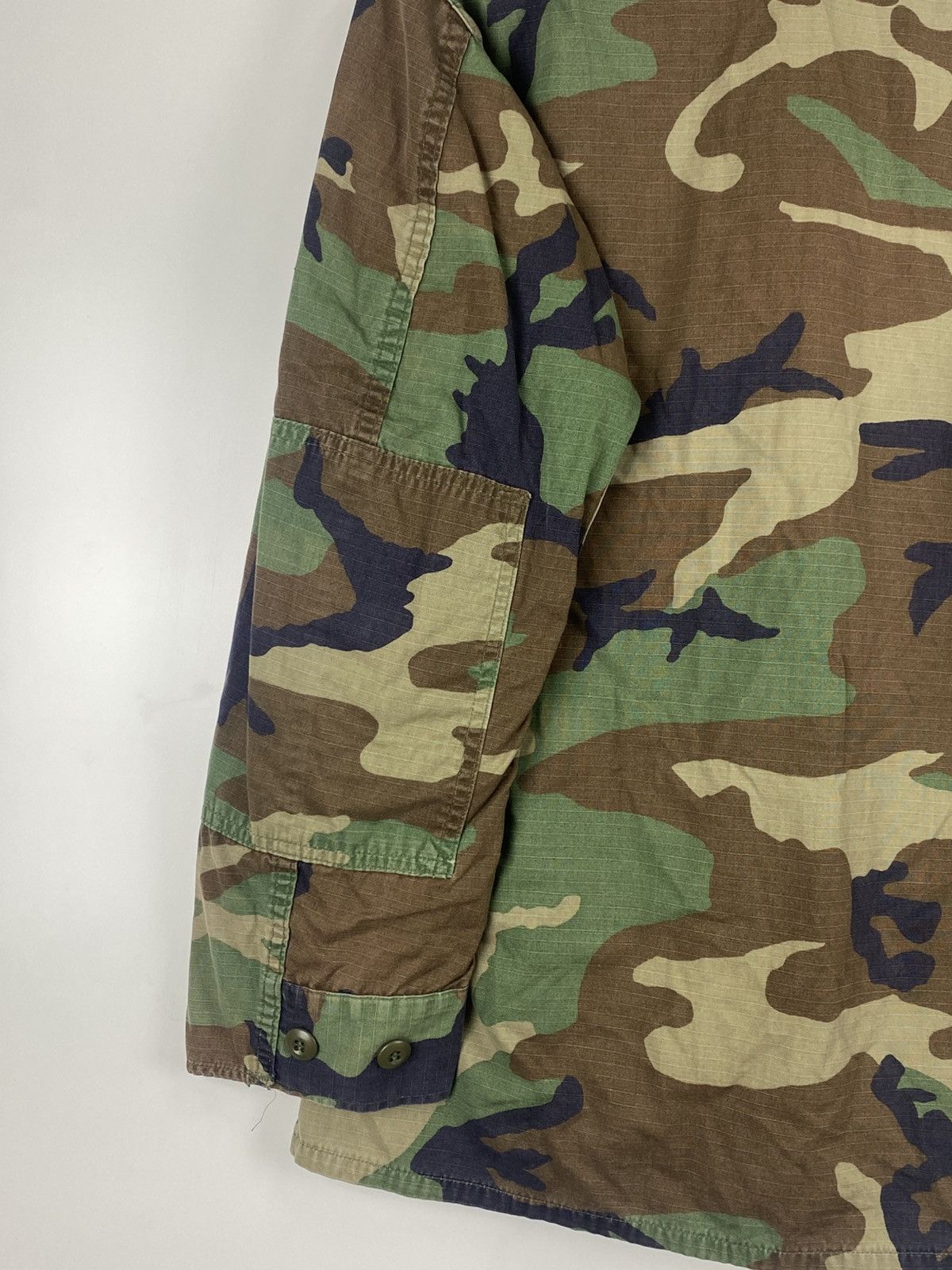 Vintage US Army M81 Woodland Camouflage BDU Jacket - Small Regular Size US M / EU 48-50 / 2 - 9 Thumbnail