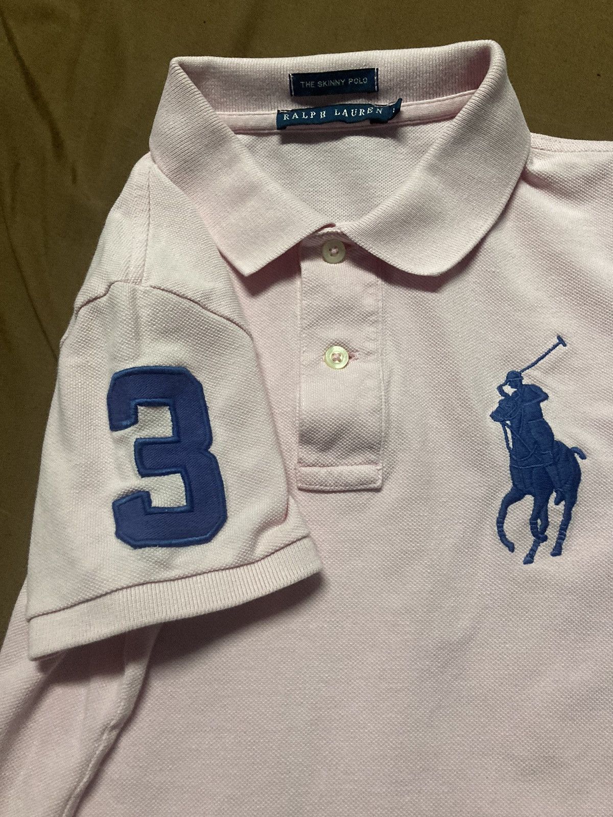 Polo Ralph Lauren Ralph Lauren Big Pony Pink Polo Shirt Size L / US 10 / IT 46 - 3 Thumbnail