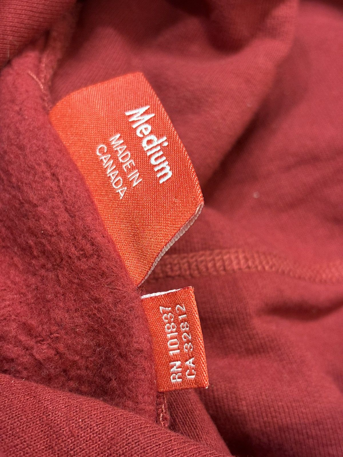 Supreme Supreme Van Gogh Hoodie Maroon Size US M / EU 48-50 / 2 - 5 Thumbnail