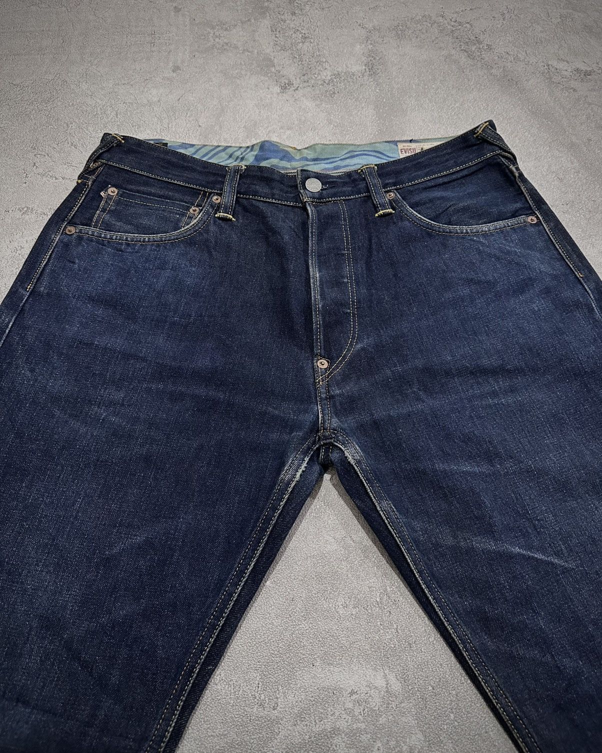 Evisu Evisu Daicock Red Line Selvedge Jeans Size US 34 / EU 50 - 3 Thumbnail
