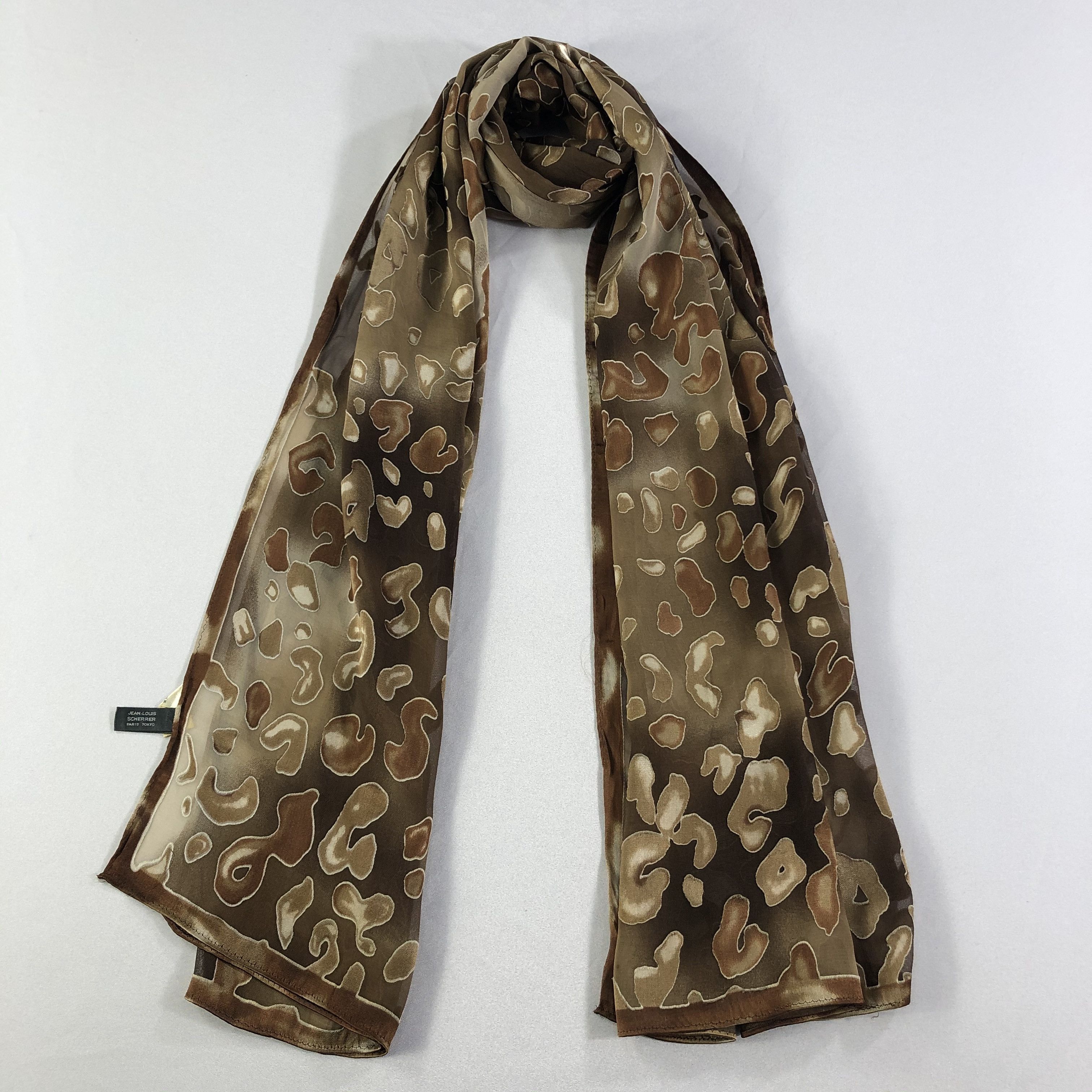 Jean-Louis Scherrer × Vintage Vintage Jean Louis Scherrer Silk Scarf Size ONE SIZE - 2 Thumbnail