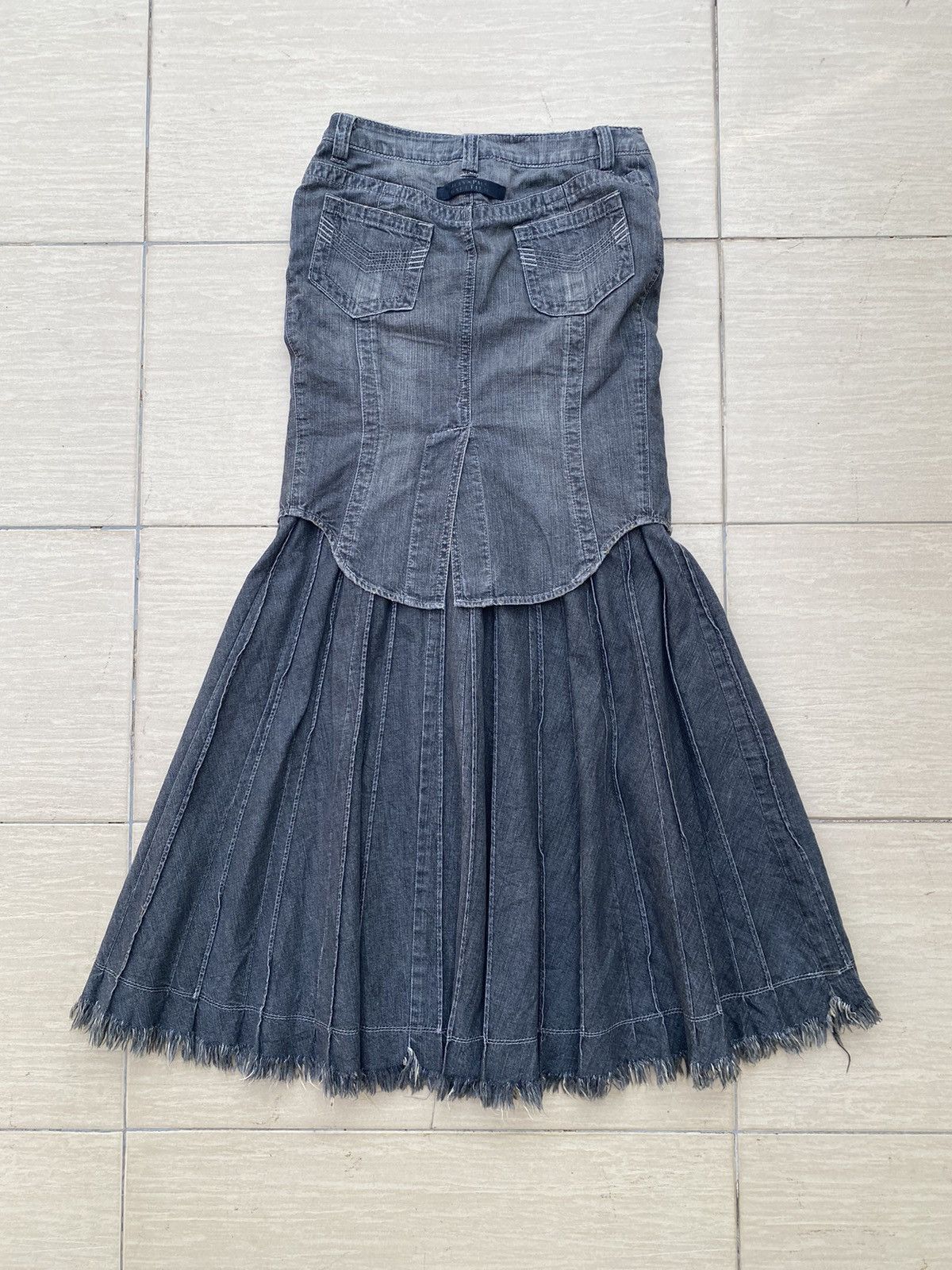 Jean Paul Gaultier vintage jean’s paul gaultier layered gray denim Size 25" / US 0 / IT 36 - 6 Thumbnail