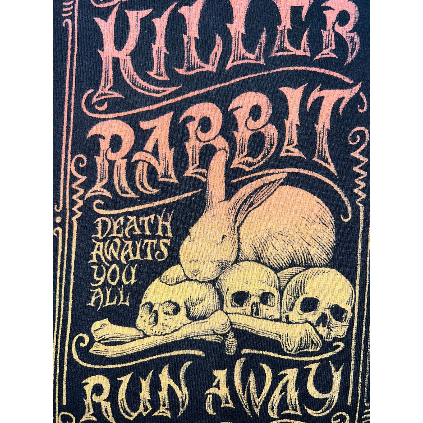 Vintage Vintage Monty Python Shirt Killer Rabbit Death Black Tee 2XL Size US XXL / EU 58 / 5 - 3 Thumbnail