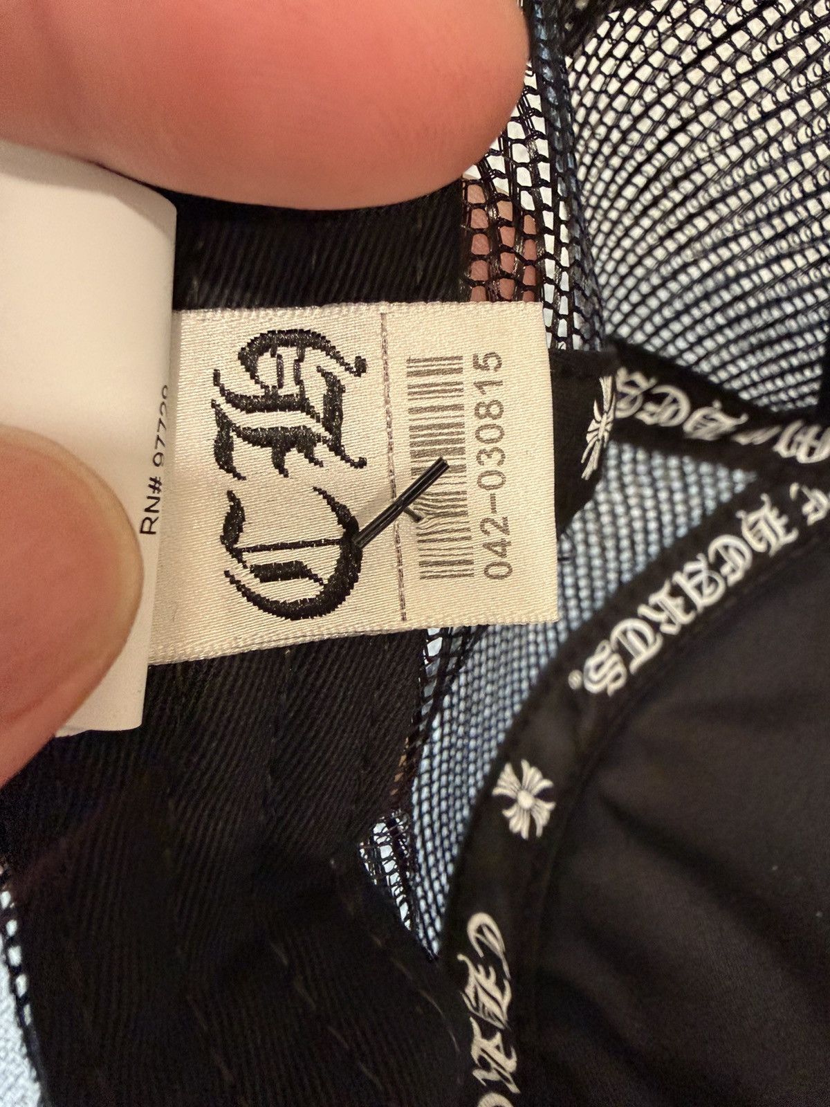 Chrome Hearts Chrome Hearts F U C K Leather Patched Trucker Size ONE SIZE - 6 Thumbnail