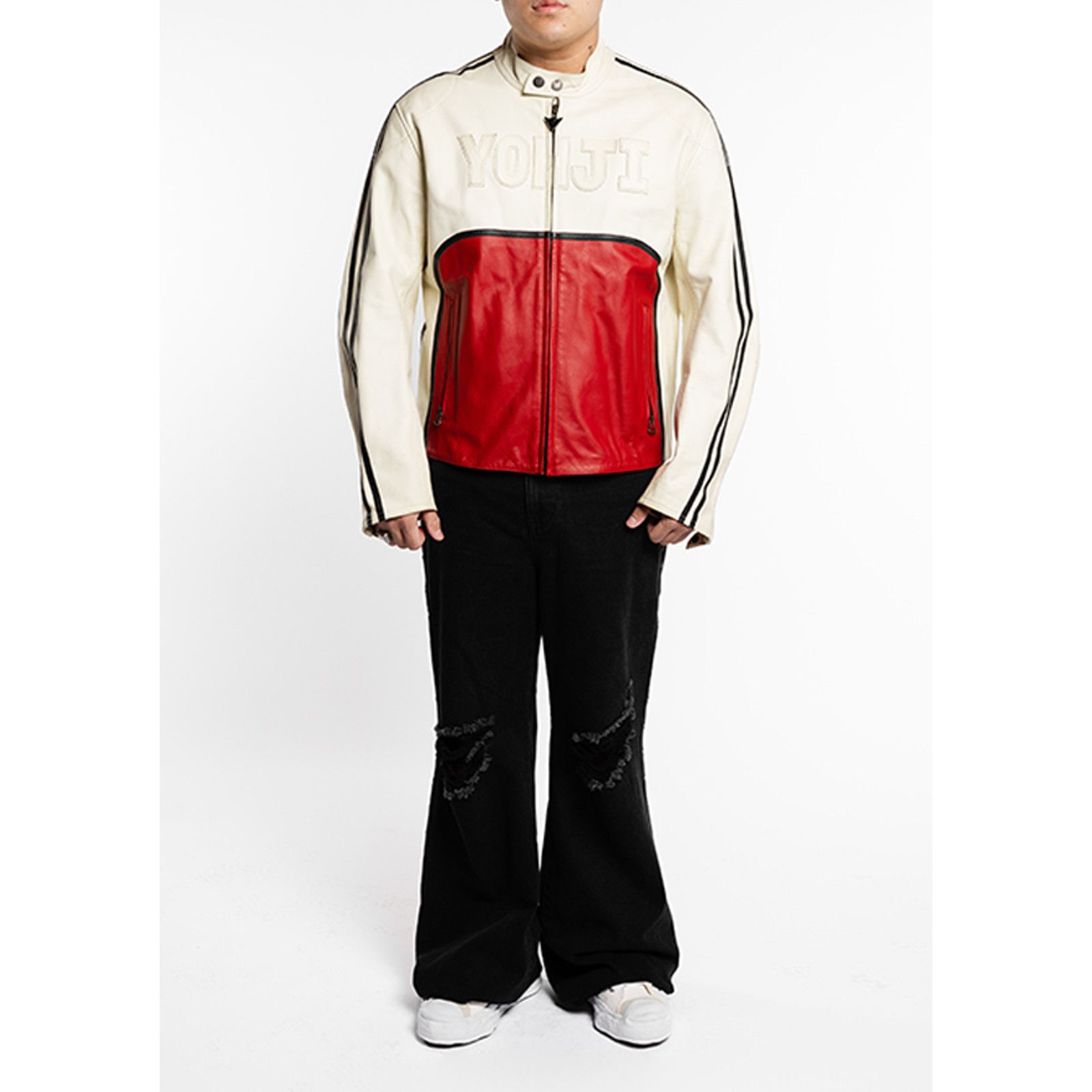 Yohji Yamamoto AW04 Yohji Yamamoto x Dainese Leather Jacket Size US L / EU 52-54 / 3 - 4 Thumbnail