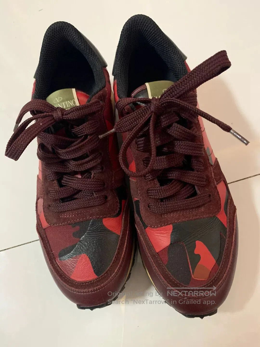 Valentino Valentino Classic Red Sneakers. Size US 5 / IT 35 - 1 Thumbnail