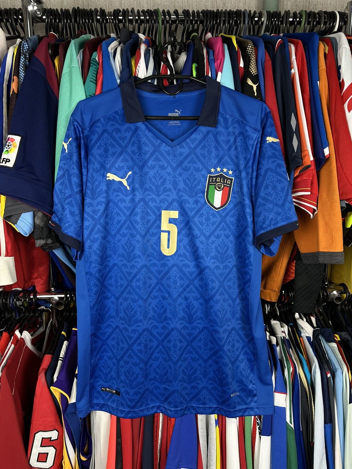 Puma Italy Fabio Cannavaro #5 Football Shirt Soccer Jersey Puma Size US L / EU 52-54 / 3 - 1 Thumbnail
