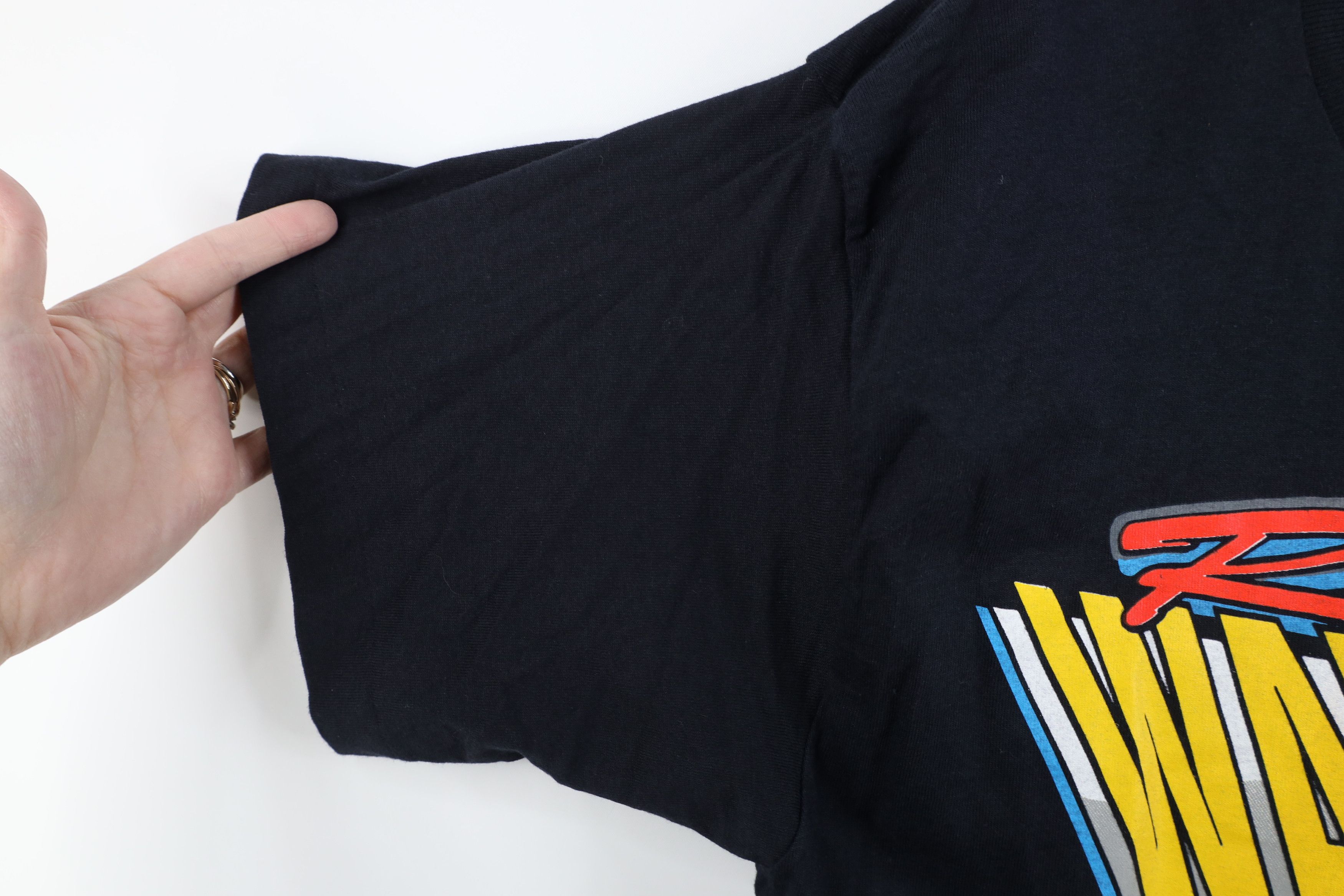 Vintage Deadstock Vintage 90s NASCAR Wallace Racing T-Shirt Black Size US L / EU 52-54 / 3 - 7 Thumbnail