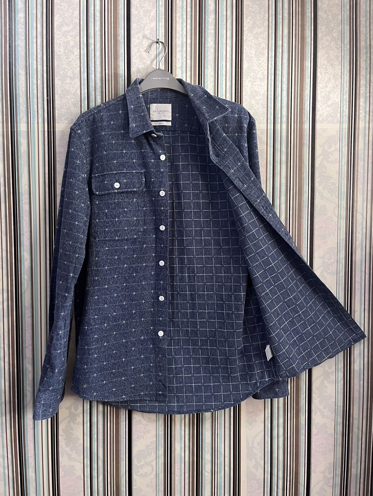 Saturdays NYC shadow plus denim button up #F2 Size US S / EU 44-46 / 1 - 2 Thumbnail