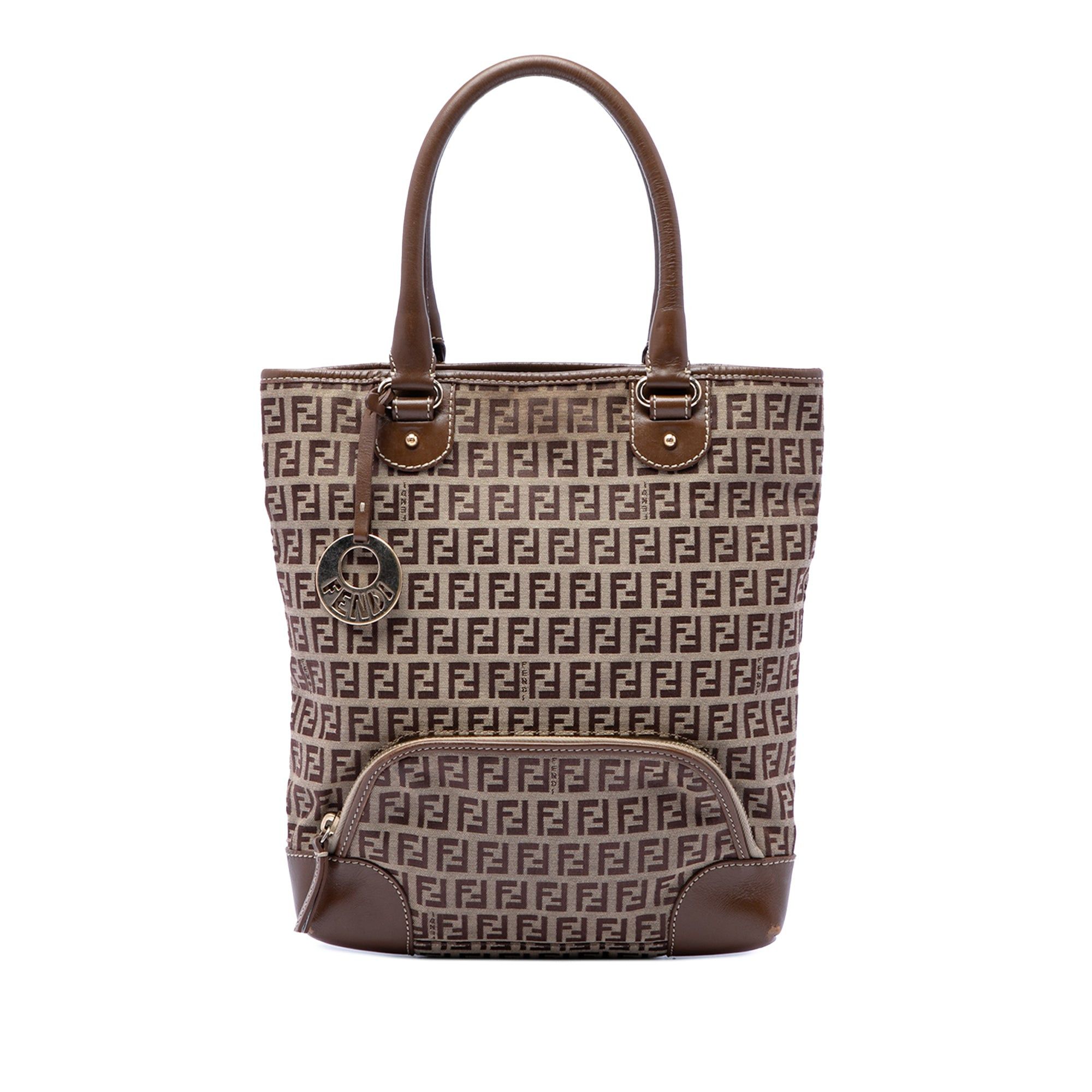 Fendi Zucchino Canvas Chef Front Pocket Shopping Tote Size ONE SIZE - 1 Thumbnail
