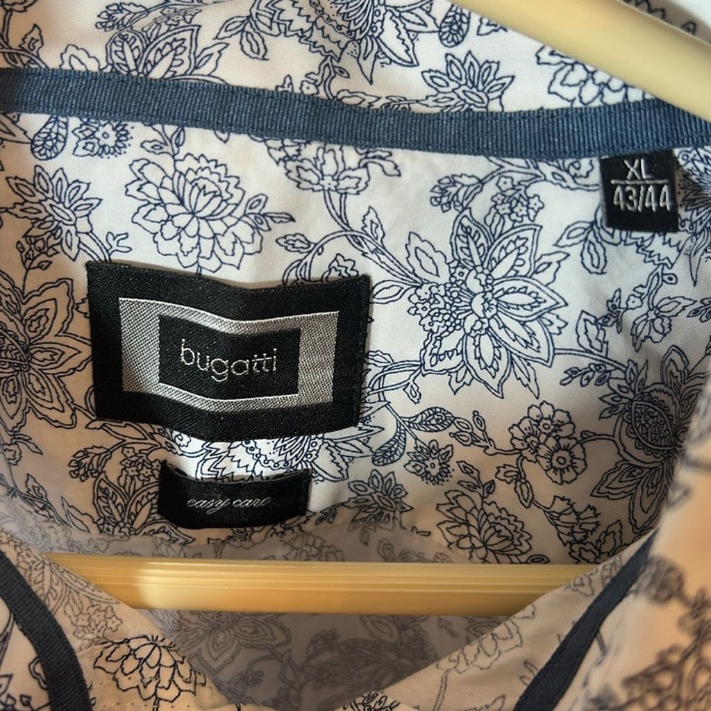 Bugatti Bugatti men’s floral button down to red shirt size XL Size US XL / EU 56 / 4 - 2 Thumbnail