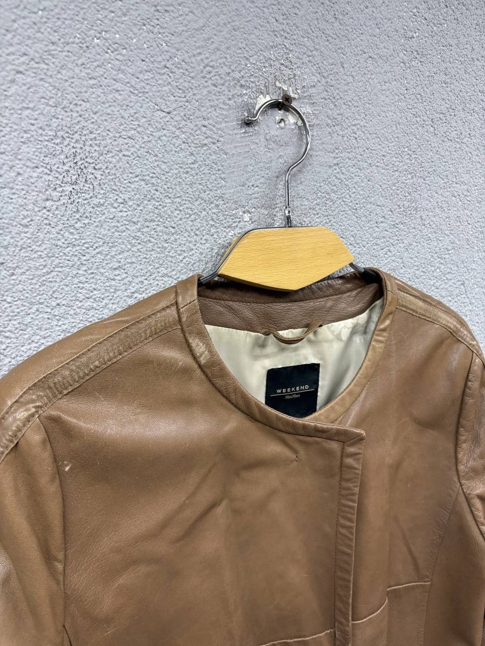 Weekend Max Mara Weekend Max Mara leather womens coat size USA 8 / M Size M / US 6-8 / IT 42-44 - 9 Thumbnail
