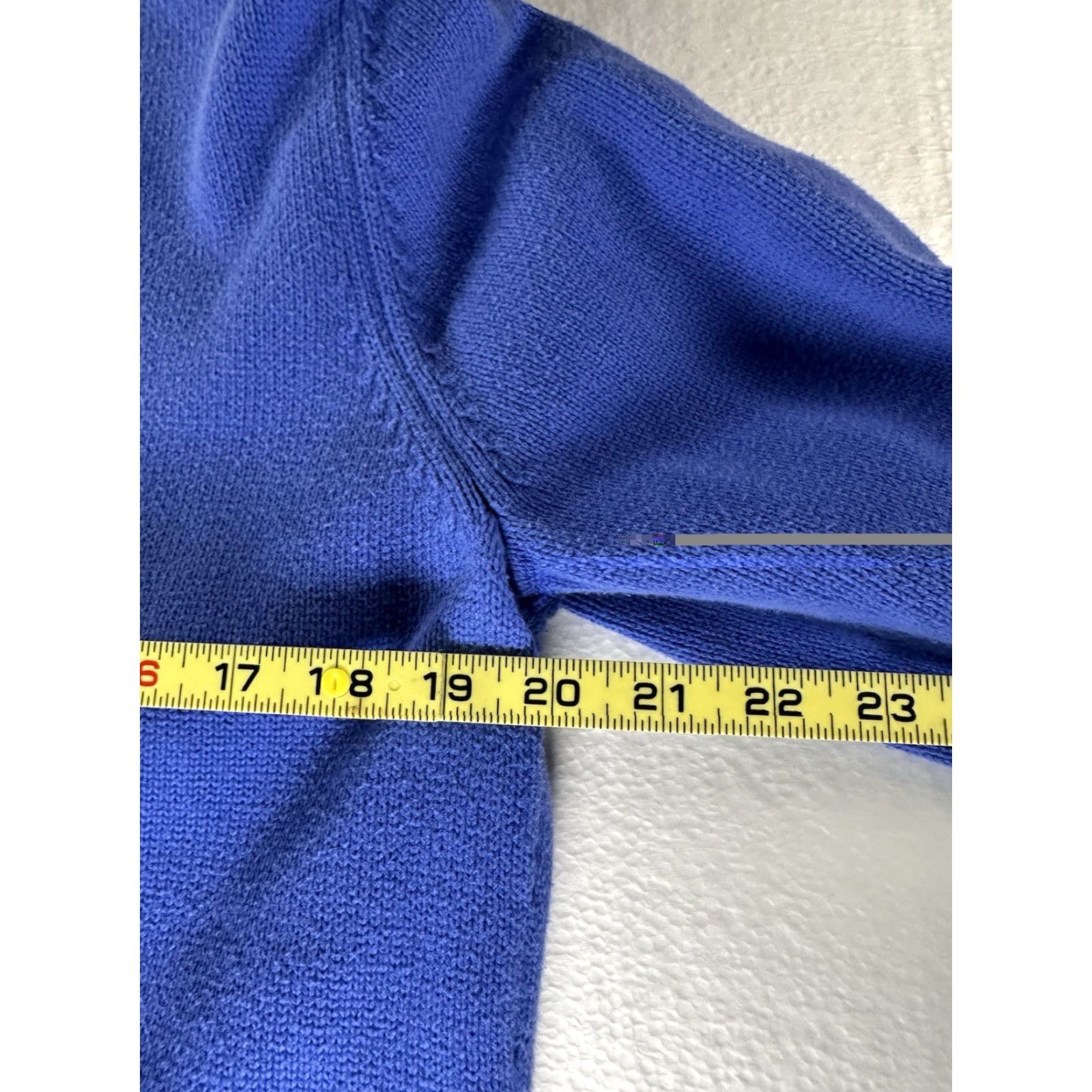 Vintage LL Bean Cardigan Women’s XL Regular Blue Tight Knit Collared Pullover Sweater Size XL / US 12-14 / IT 48-50 - 5 Thumbnail