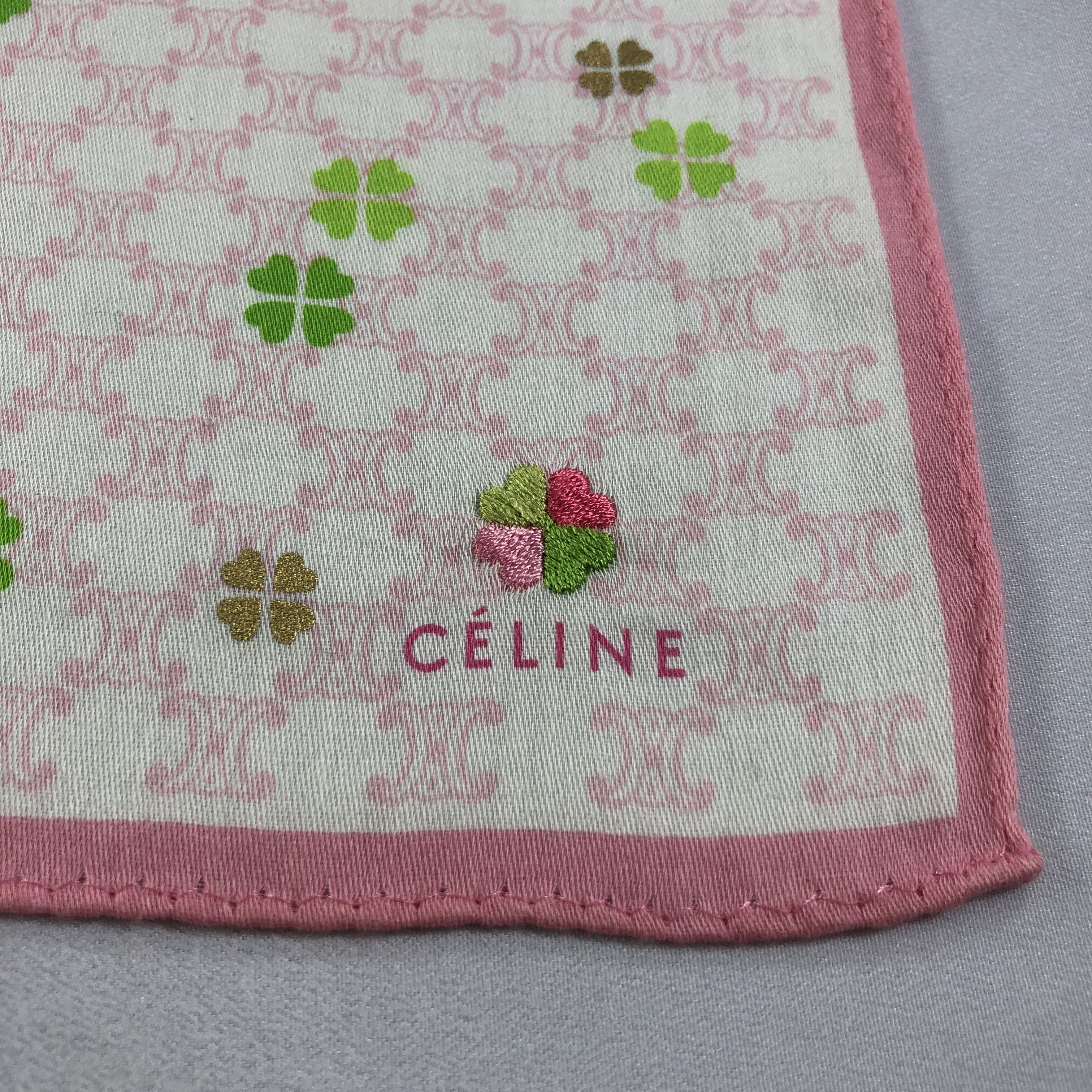 Celine Celine Handkerchief Neckerchief Bandana H1972 Size ONE SIZE - 4 Thumbnail