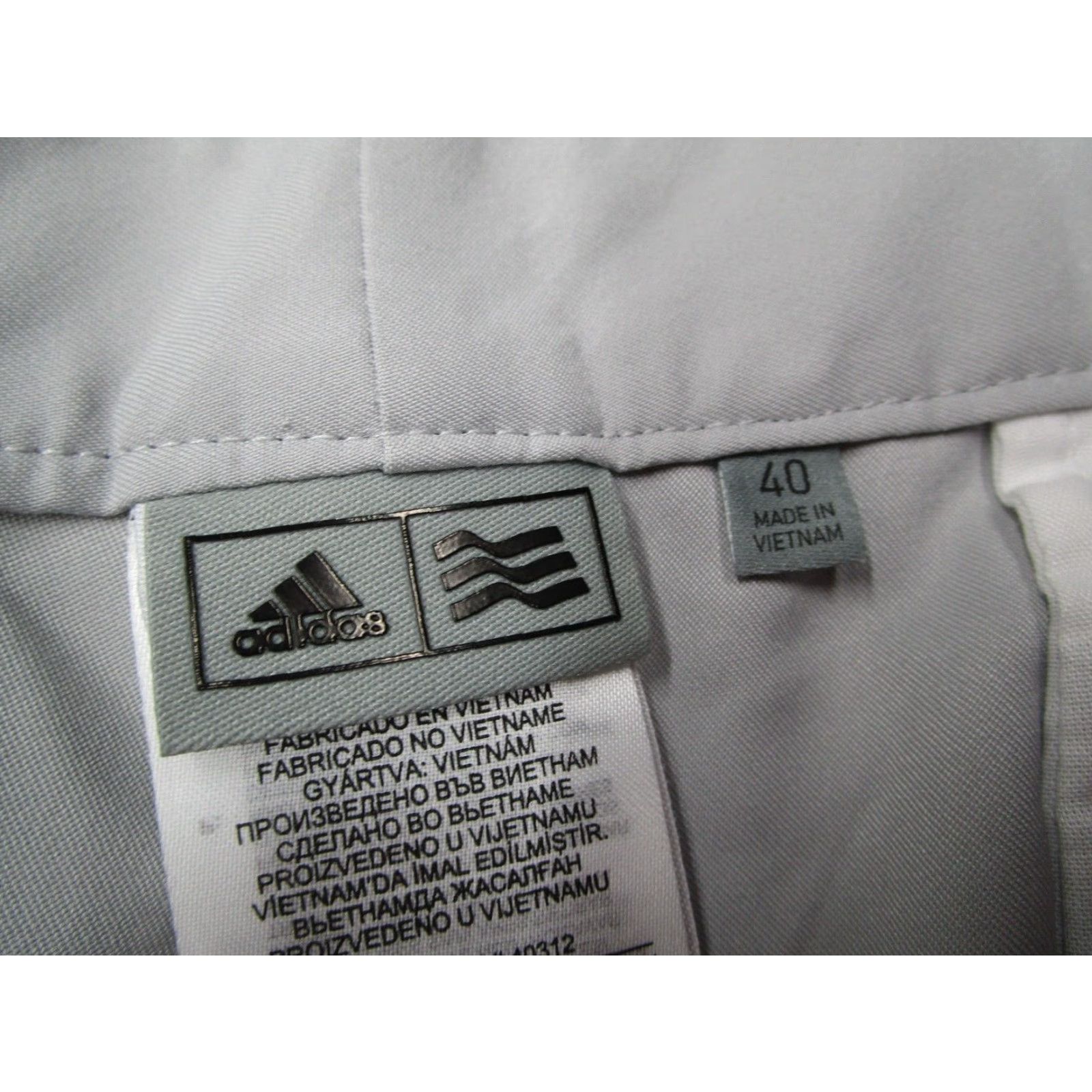 Adidas ADIDAS Shorts Mens 40 Gray Flat Front 10" Lightweight Performance Golfing Chino Golf Size US 40 / EU 56 - 2 Thumbnail