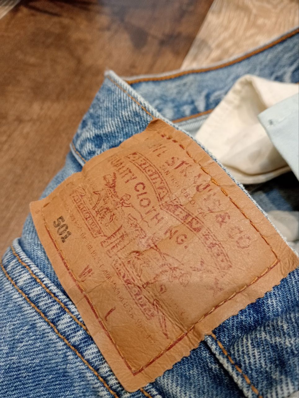 Levi's VINTAGE LEVI'S 501 X SONIC LAB REBUILD JEANS - SIZE 32 Size 31" - 12 Thumbnail