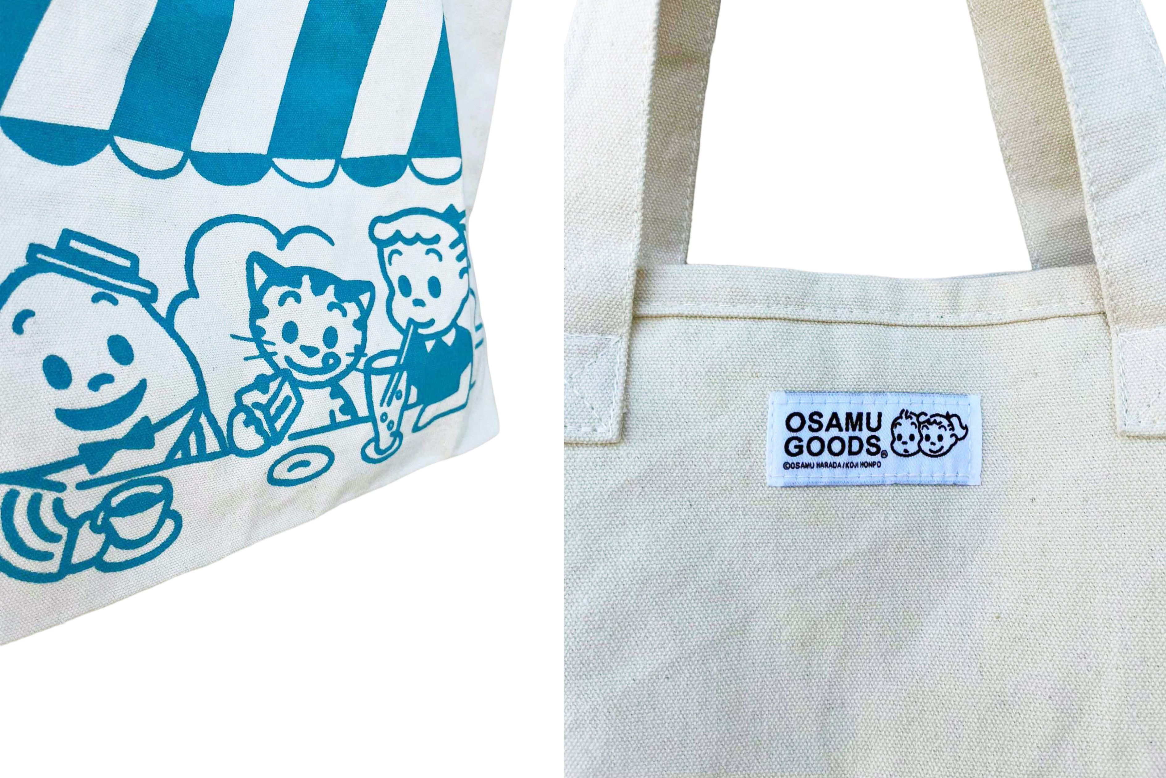 Japanese Brand Japanese Manga Osama Goods cartoon printed canvas tote bag Size ONE SIZE - 6 Thumbnail