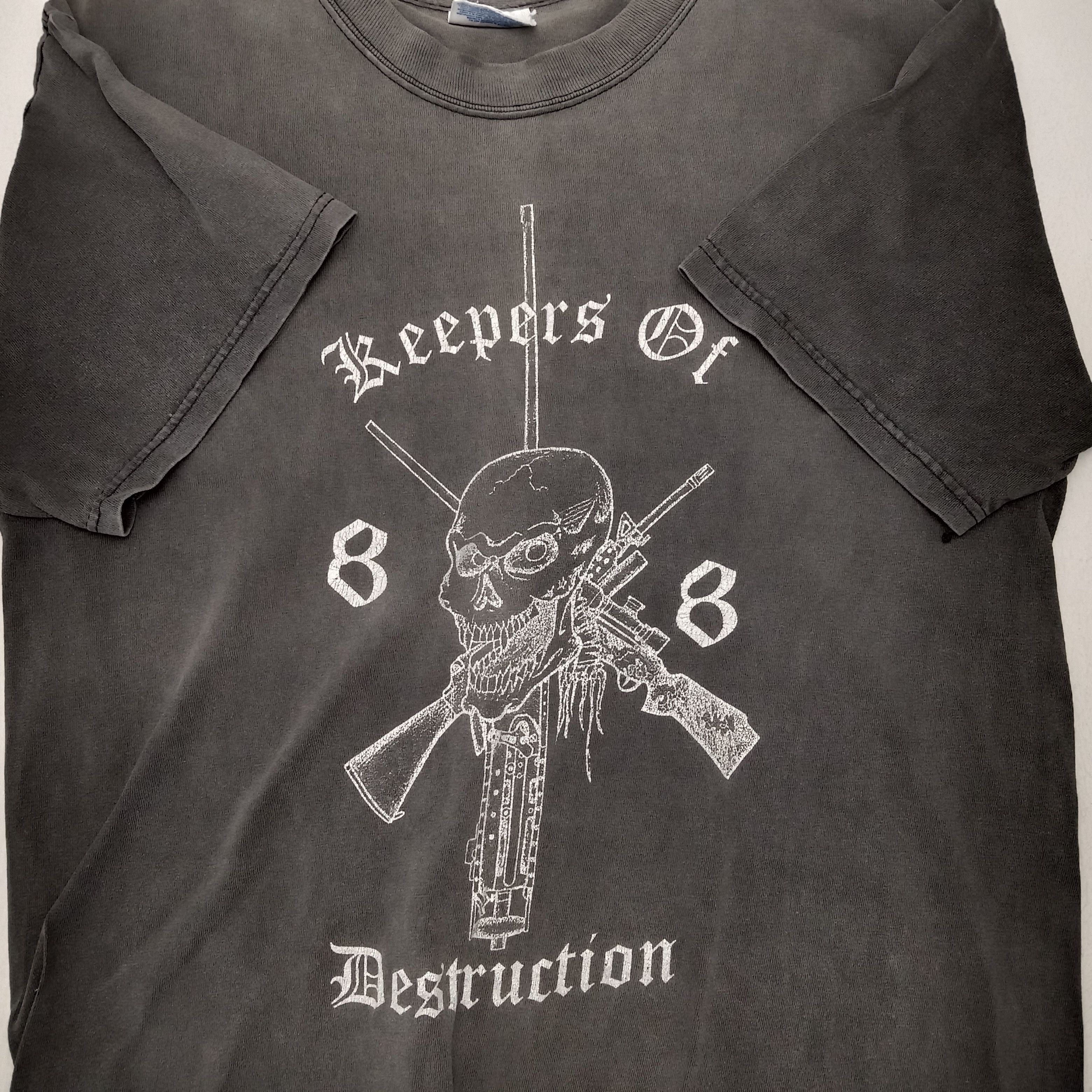 Band Tees × Vintage Vintage 88tees Keepers Of Destruction Tshirt Size US M / EU 48-50 / 2 - 6 Thumbnail