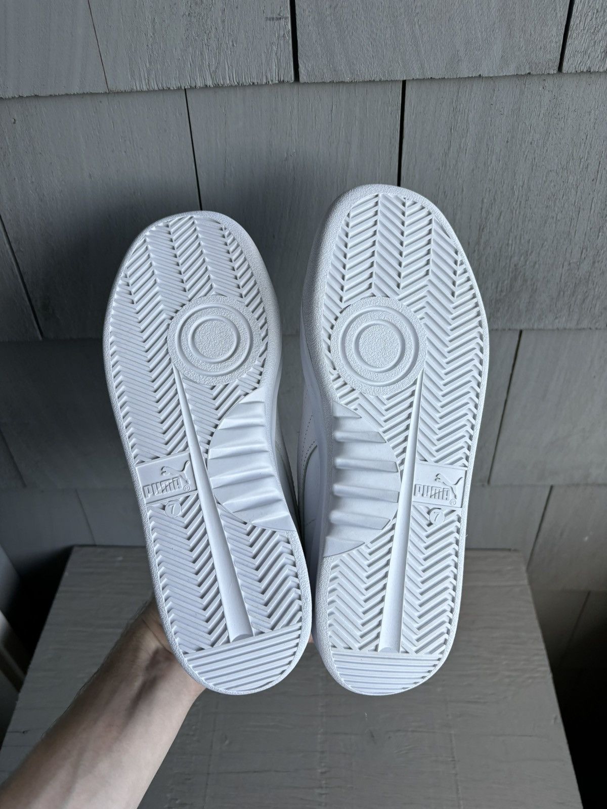 Puma Puma GV Special All White Leather Puma Sneakers Force 1 Mens Size US 8 / EU 41 - 11 Thumbnail