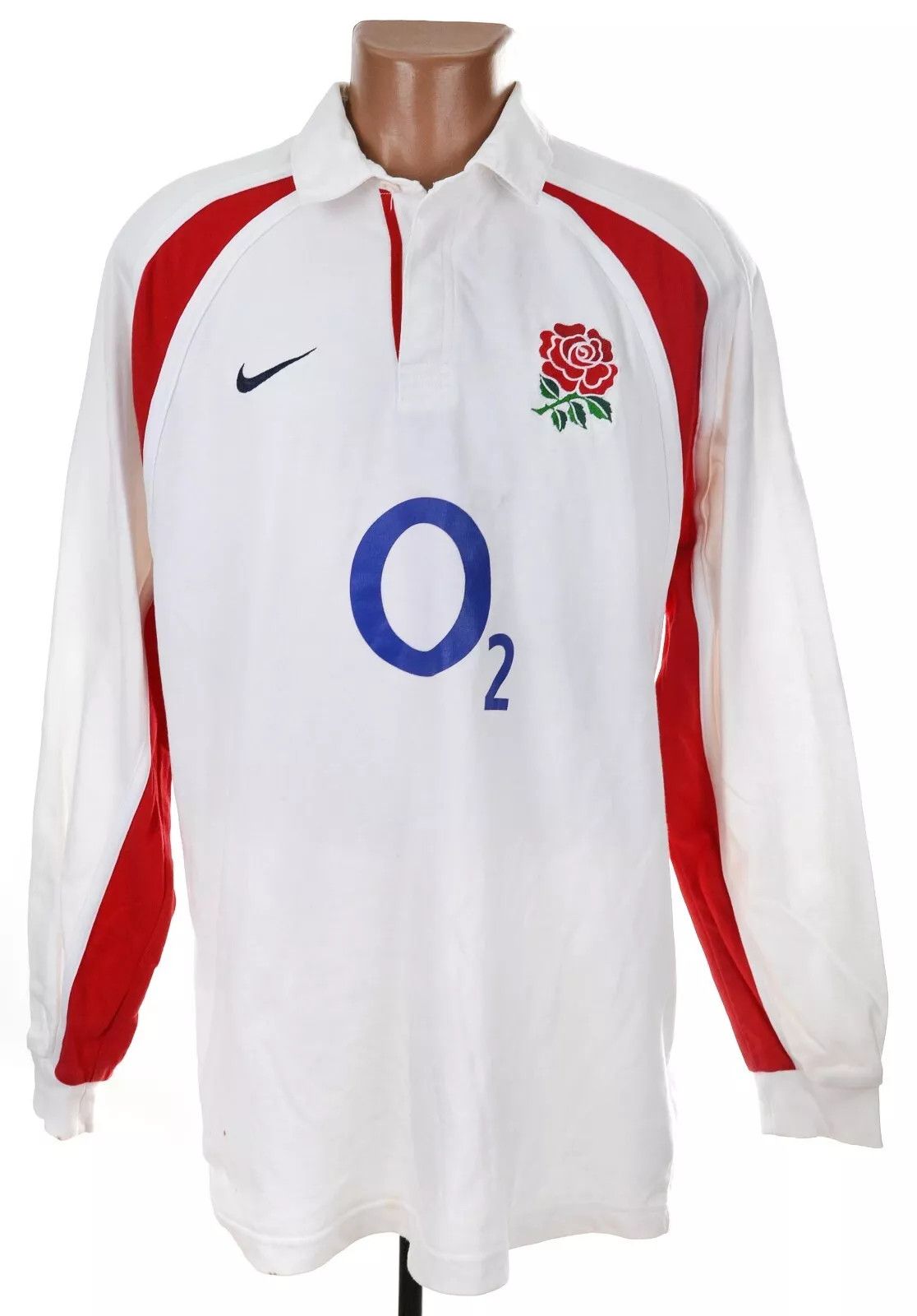 Nike ENGLAND 2002/2004 UNION SHIRT JERSEY NIKE SIZE XL ADULT Size US XL / EU 56 / 4 - 1 Thumbnail