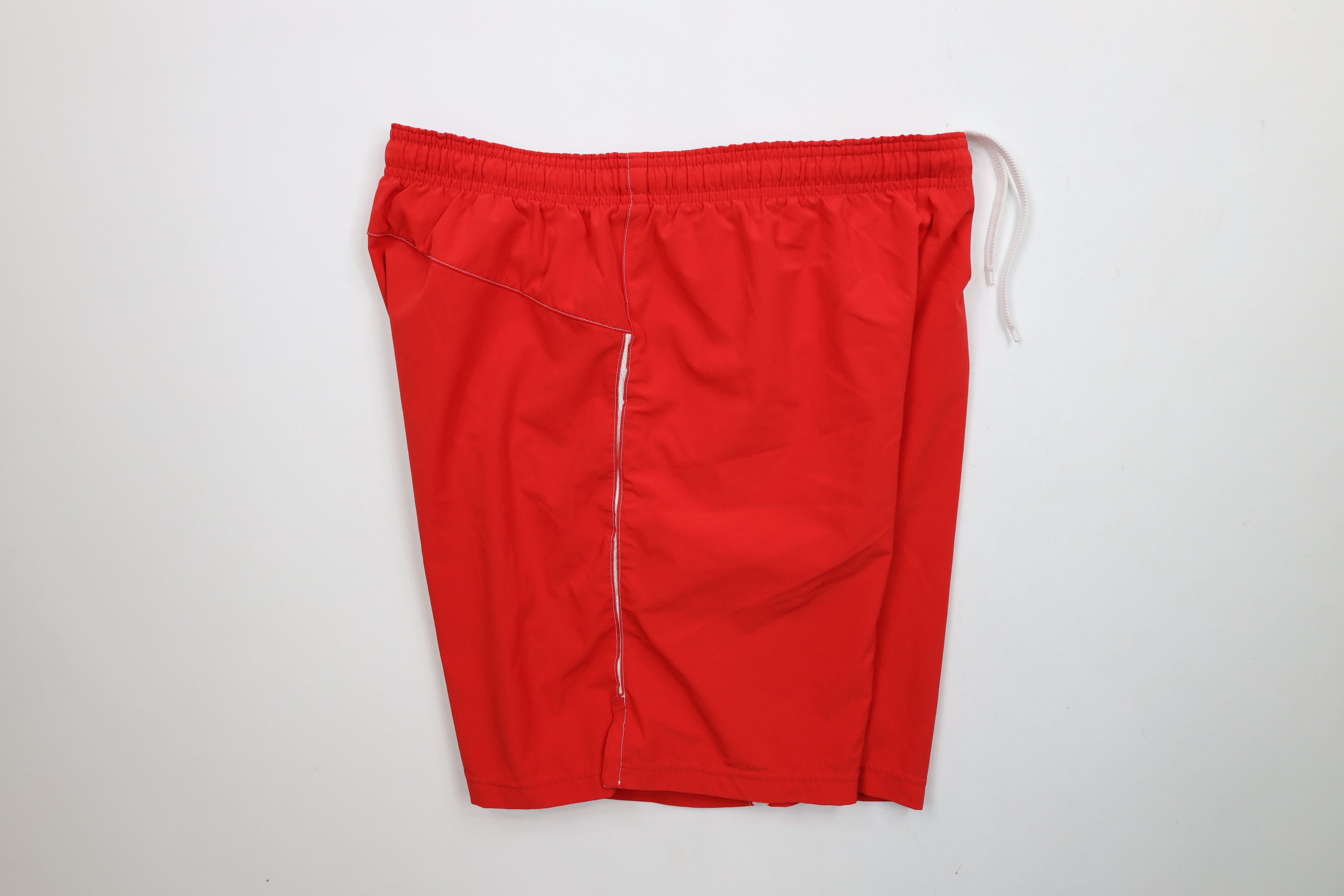 Nike × Vintage Vintage 90s Y2K Nike Scott Mini Swoosh Lined Soccer Shorts Size US 32 / EU 48 - 8 Thumbnail