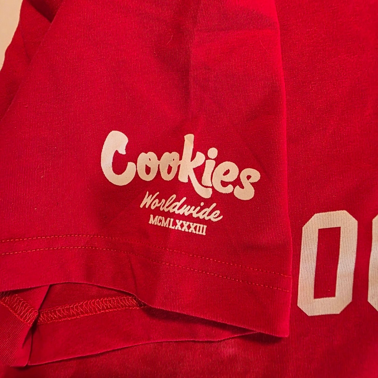 Cookies Cookies Red Short Sleeve Tee 2XL!! Size US XXL / EU 58 / 5 - 6 Thumbnail