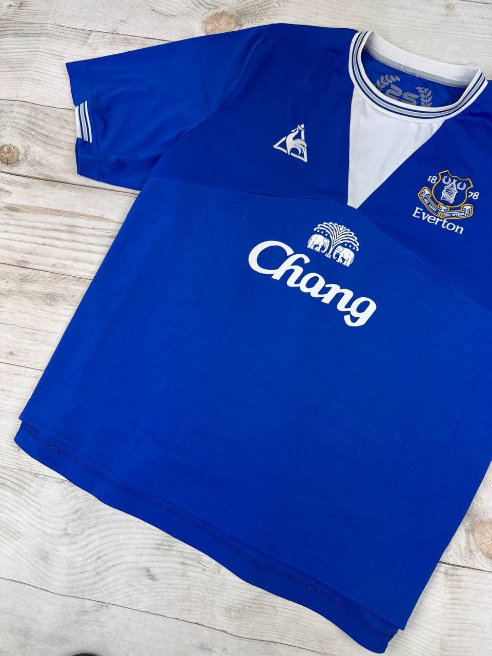 Le Coq Sportif Everton 2009 2010 Home Football Shirt Soccer Jersey 3XL Size US XXL / EU 58 / 5 - 3 Thumbnail