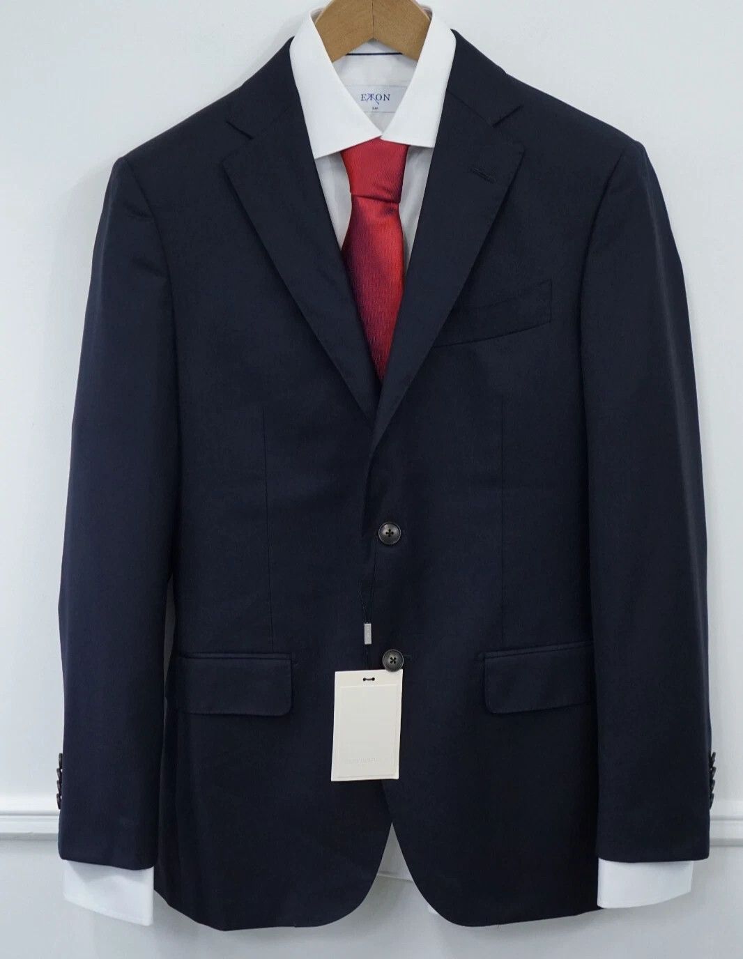 Men Suitsupply Blazer NapolI REDA Wool Navy Regular Fit US46