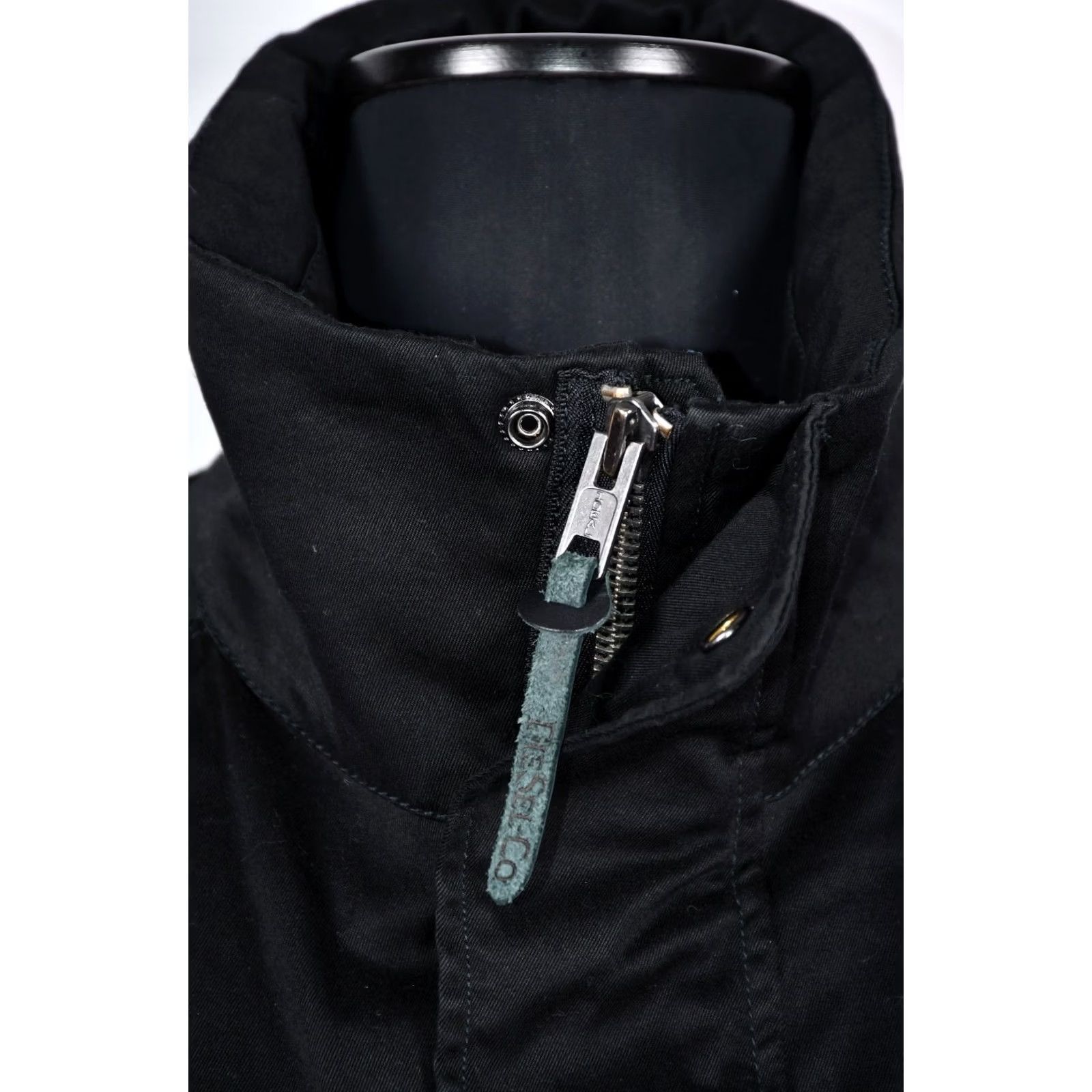 Diesel Diesel Jacket Men's Military Black 2XL Size 2XL Regular Cotton Zip Logo Vintage: No Size US XXL / EU 58 / 5 - 4 Thumbnail