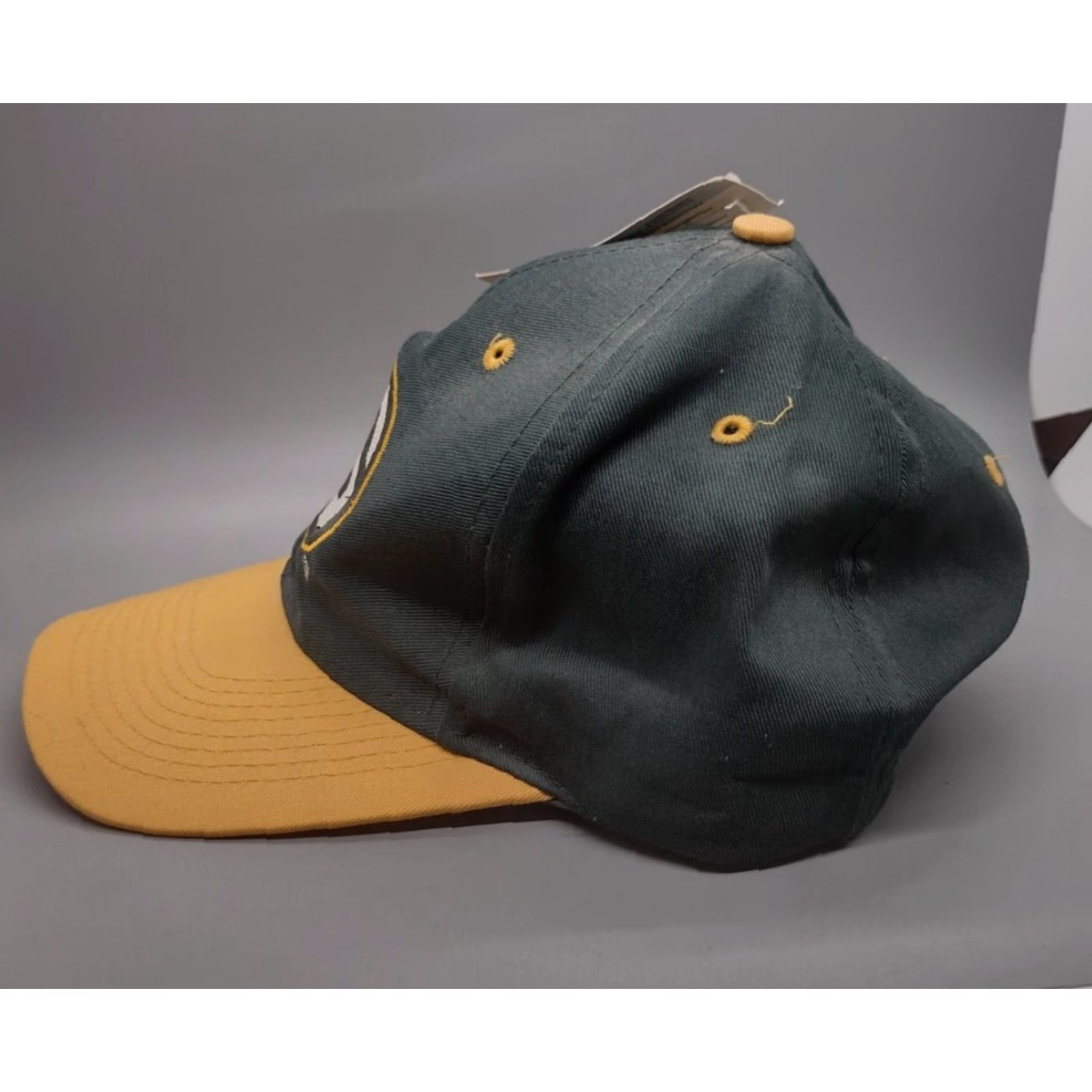Logo 7 VINTAGE Logo 7 Green Bay Packers Snapback Hat Adjustable Green NFL Mens Size ONE SIZE - 2 Thumbnail