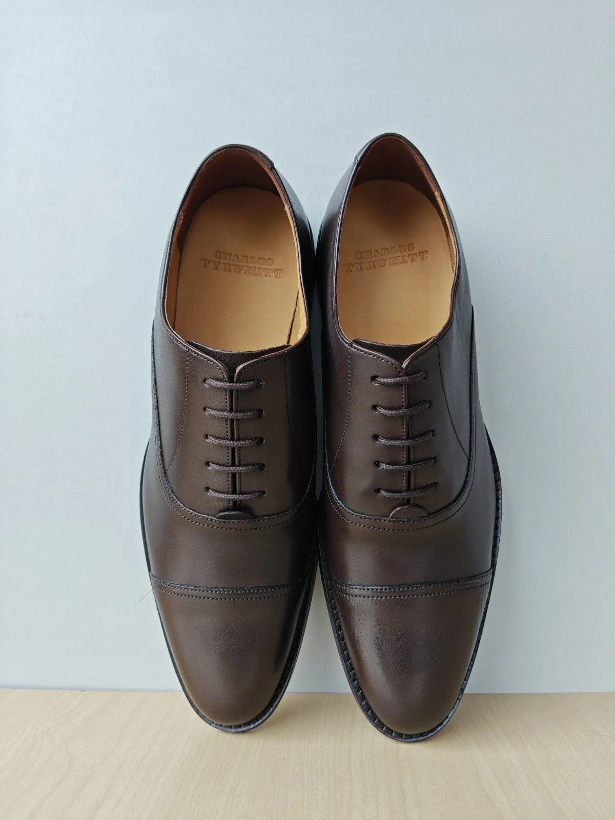 Charles Tyrwhitt Charles Tyrwhitt Men’s Dress Oxford Shoes T / 0033 Size US 9 / EU 42 - 3 Thumbnail