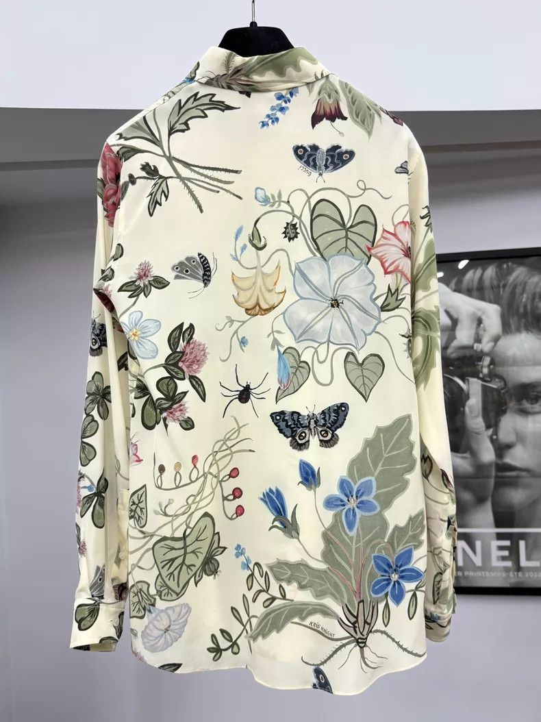 Gucci Gucci Silk printed shirt Size XS / US 0-2 / IT 36-38 - 3 Thumbnail