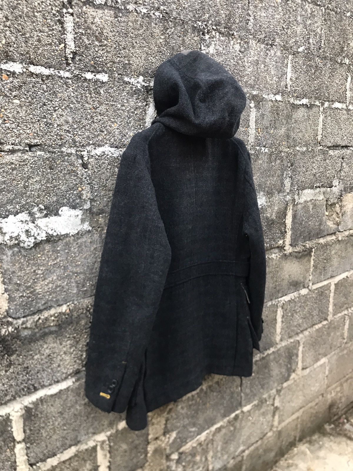 Boycott ⚡️Boycott Hooded Wool Double Breast Trench Coat Size US L / EU 52-54 / 3 - 13 Thumbnail
