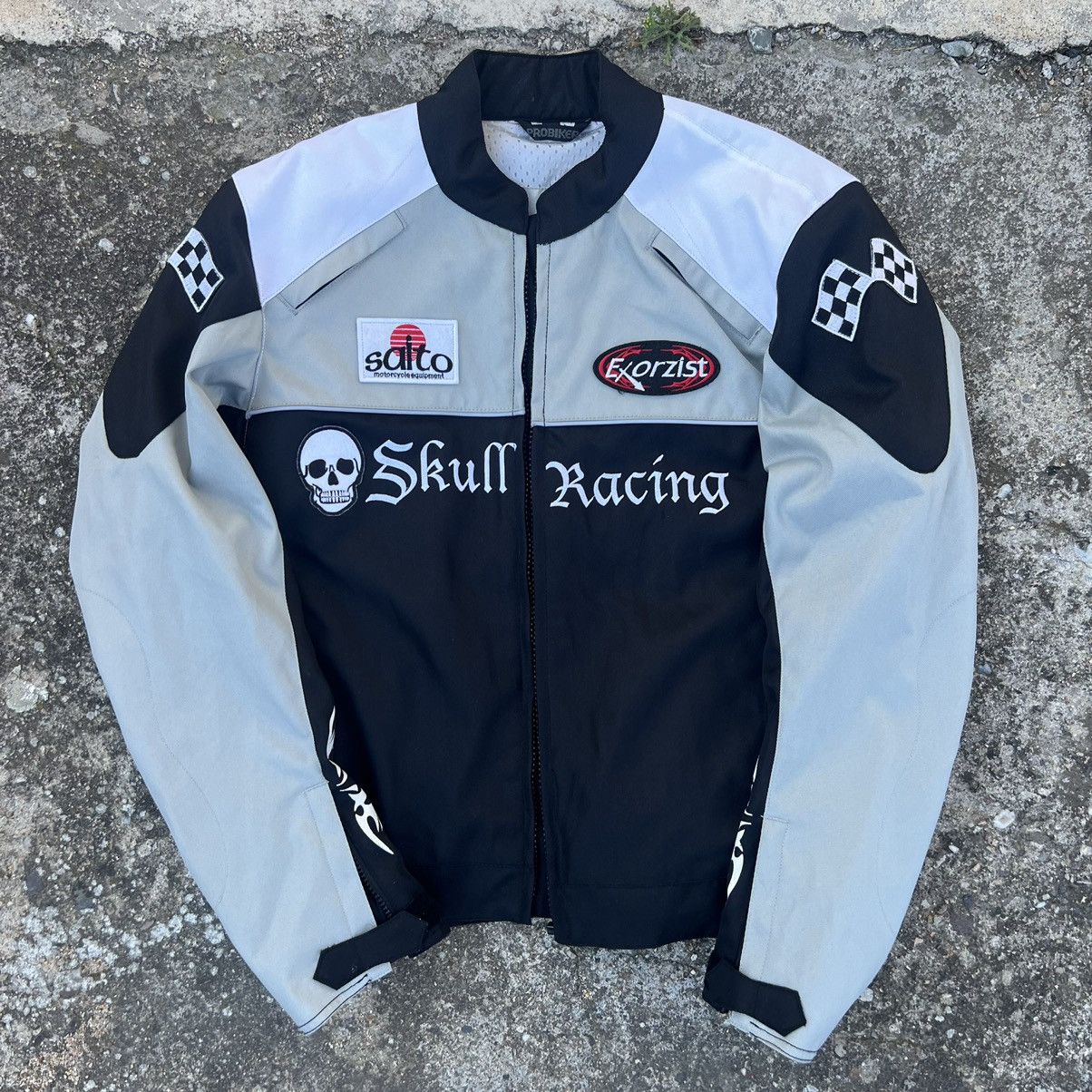 Vintage Probiker Skull Racing Drag Racing Jacket Size Size US S / EU 44-46 / 1 - 1 Thumbnail