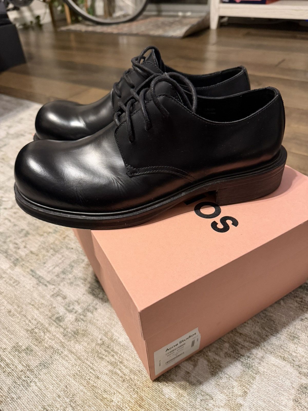 Acne Studios Acne Studios Leather Derby Shoes Size US 7 / EU 40 - 2 Thumbnail