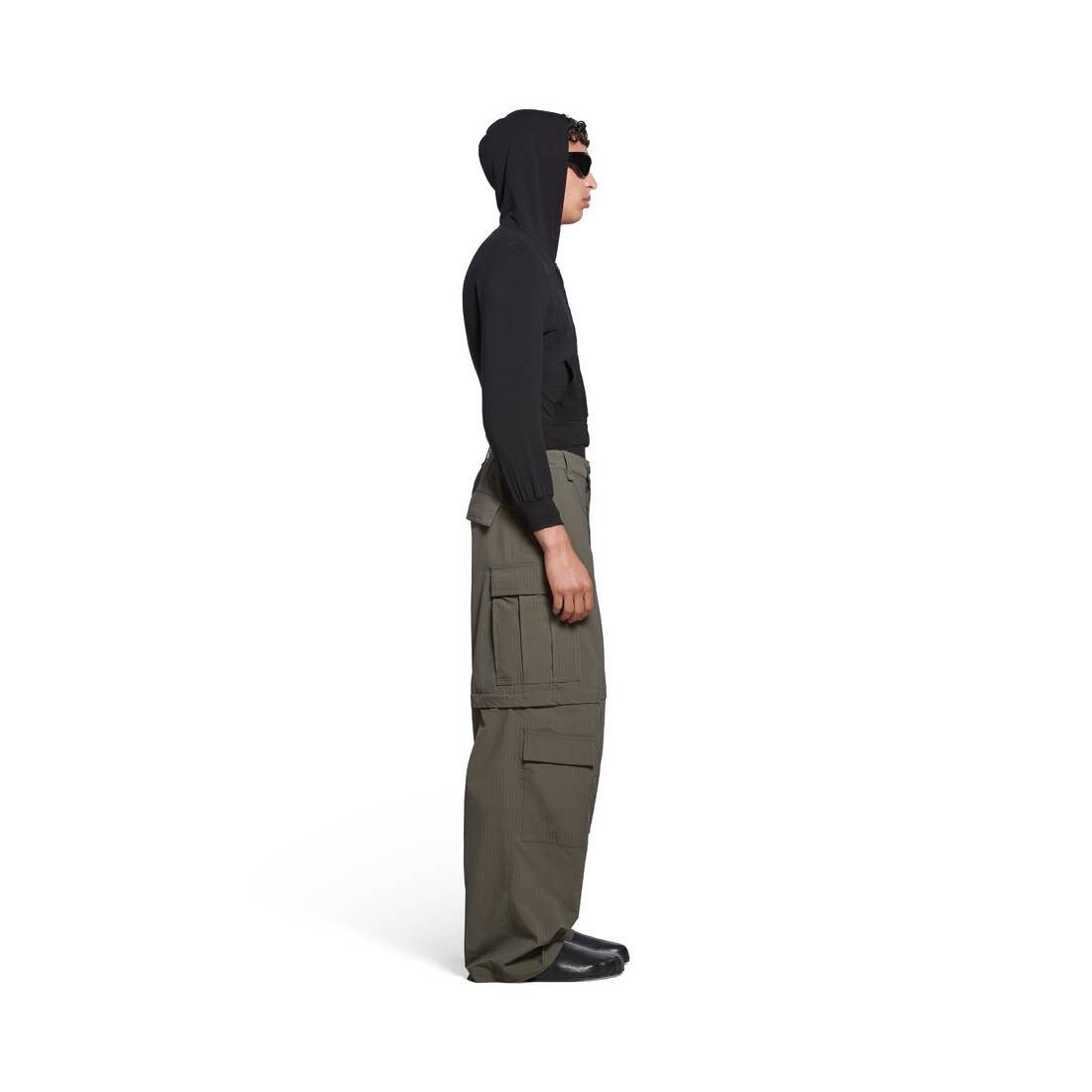 Balenciaga o1srvl11e1125 Unity Sports Icon Light Cargo Pants in Kaki Size US 28 / EU 44 - 3 Thumbnail