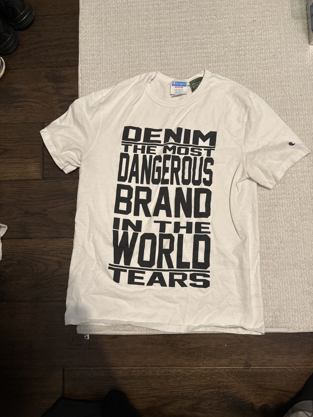 Champion × DENIM TEARS Denim tears T-shirt Size US M / EU 48-50 / 2 - 3 Thumbnail