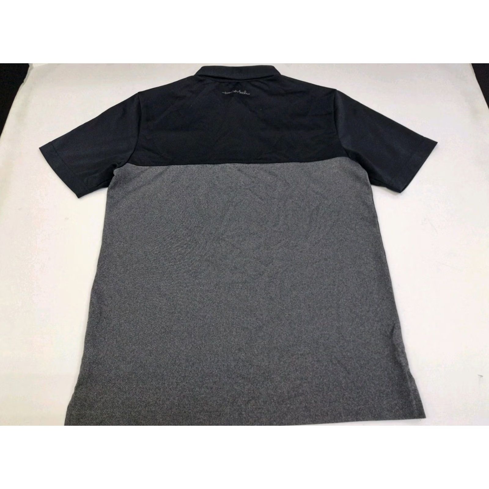 TravisMathew Travis Mathew Polo Mens Short Sleeve Black/Grey Multicolored Striped S #7082 Size US S / EU 44-46 / 1 - 6 Thumbnail