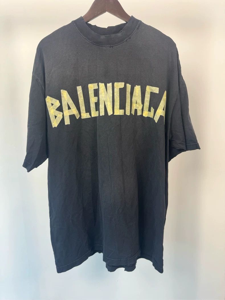 Balenciaga Balenciaga Tape Short Sleeve-2506 Size US M / EU 48-50 / 2 - 1 Thumbnail