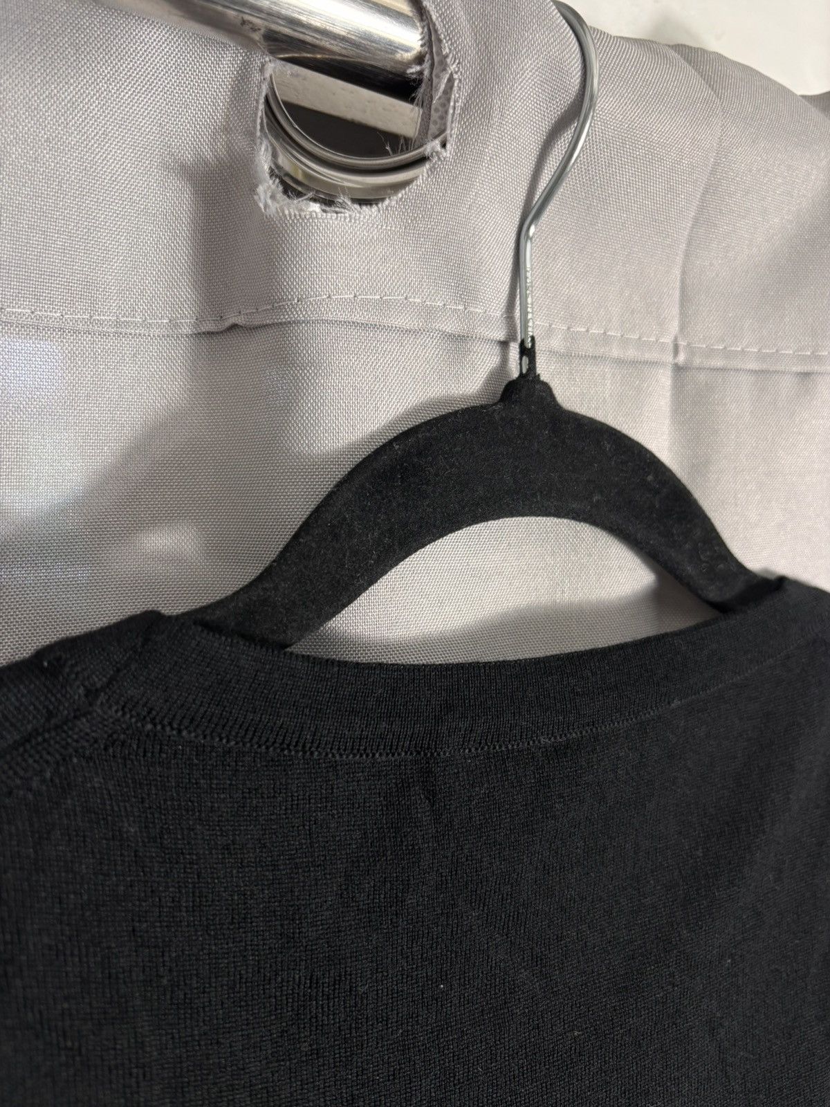 Gucci Gucci Black Short Sleeve Knit Top Size L / US 10 / IT 46 - 8 Thumbnail