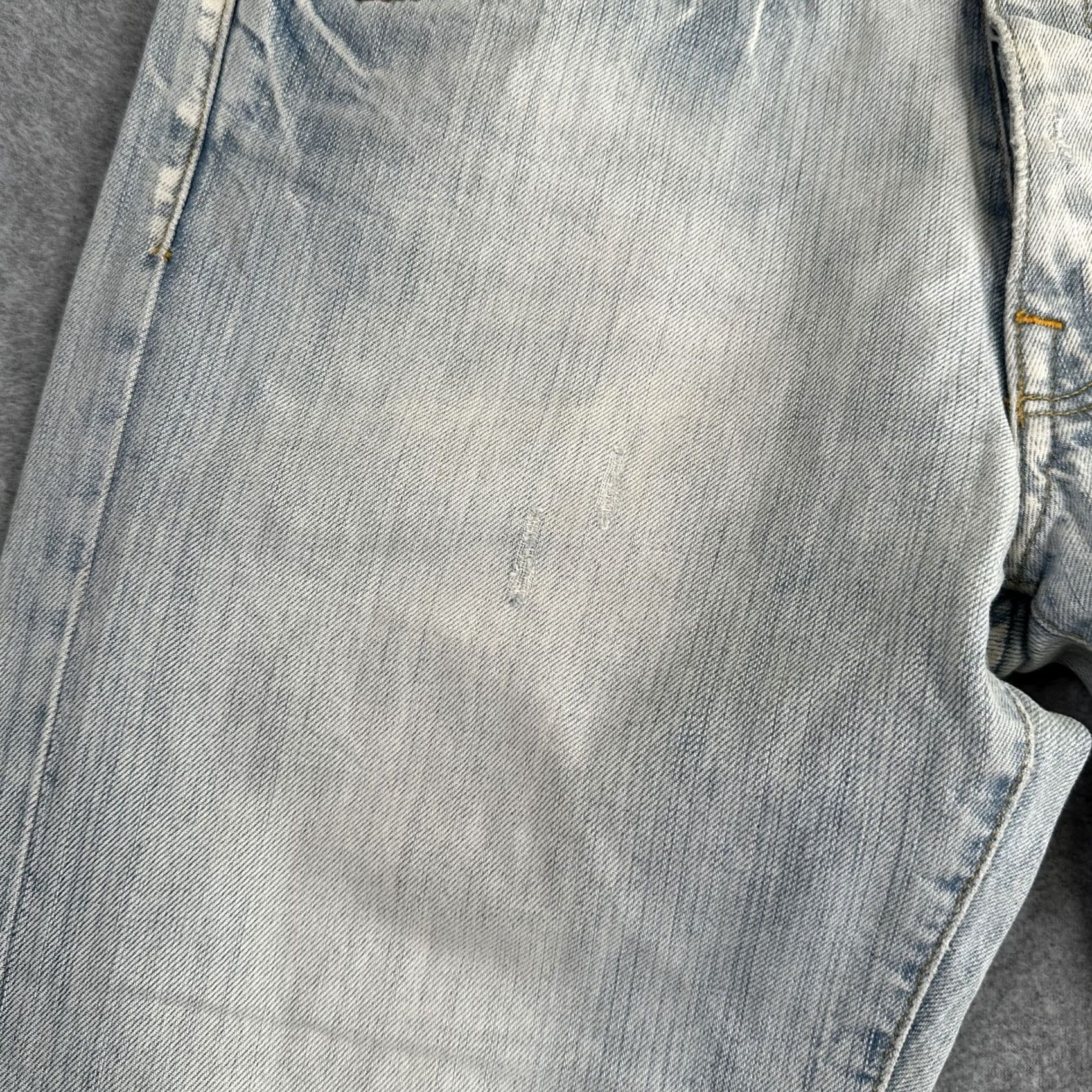 G-Star G-Star RAW Jeans Mens 32x36 Light Wash Straight Leg Core Custom Denim Distressed Jeans Size US 32 / EU 48 - 6 Thumbnail