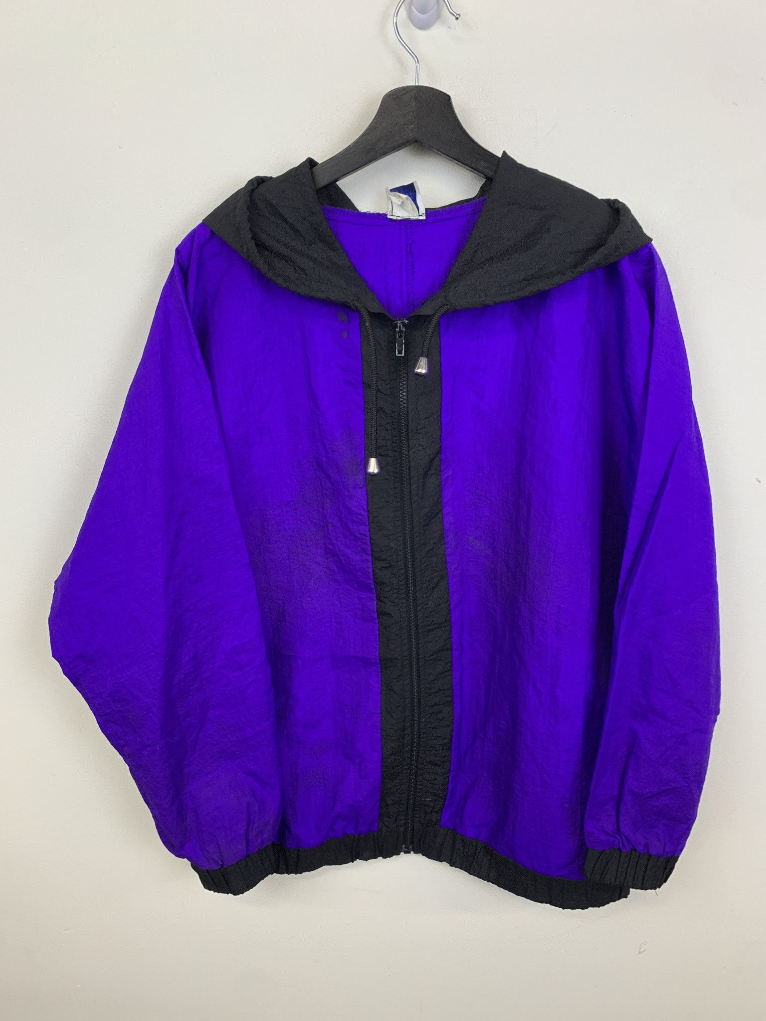 The North Face × Vintage Vintage Jacket 1990s Jacket Sport Savy Purple Windbreaker Jacket Size L Size US L / EU 52-54 / 3 - 1 Thumbnail