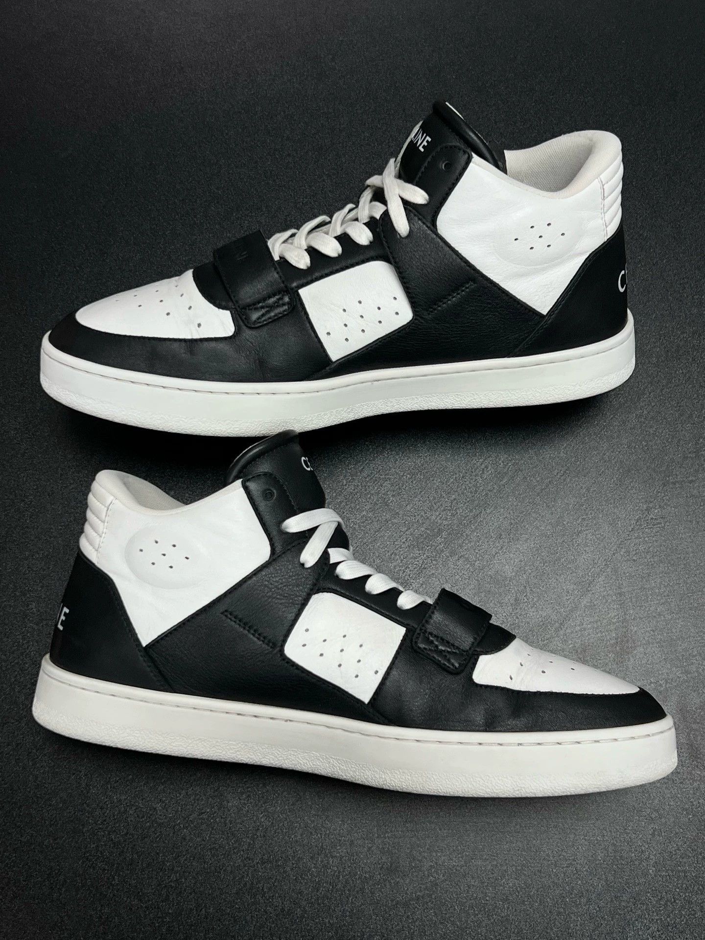 Celine celine mid-top sneakers black and white Size US 10 / EU 43 - 5 Thumbnail