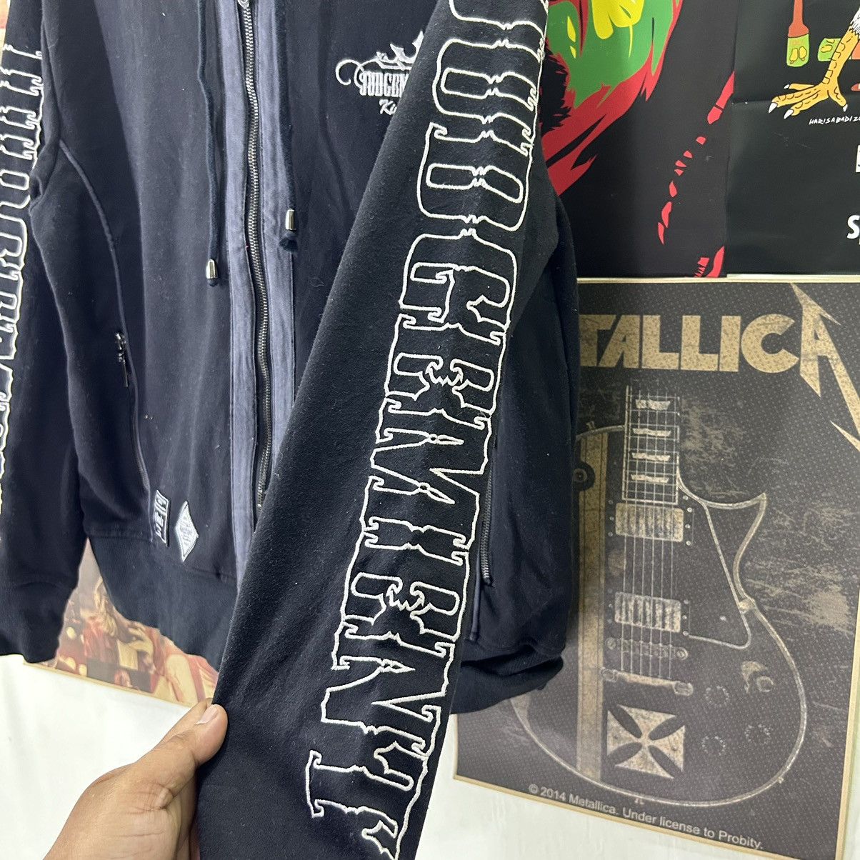 Vintage Vintage C.D.S Judgementarcher Emboidery Double Hoodie Jacket Size US M / EU 48-50 / 2 - 7 Thumbnail