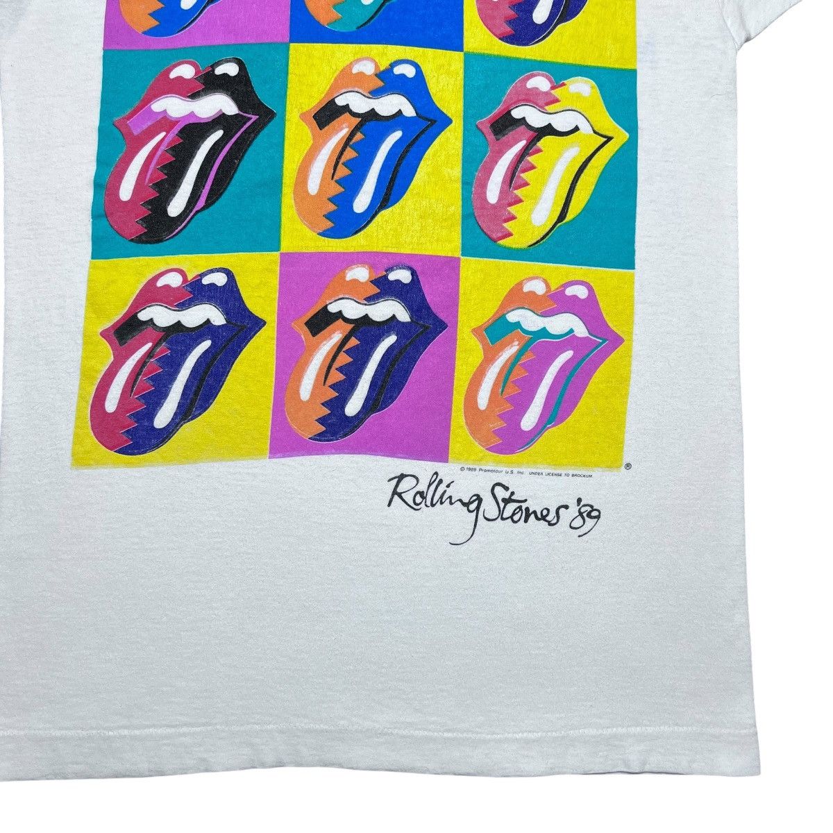 Band Tees Vintage 1989 The Rolling Stones Steel Wheels Tour Band Tee Size US M / EU 48-50 / 2 - 5 Thumbnail