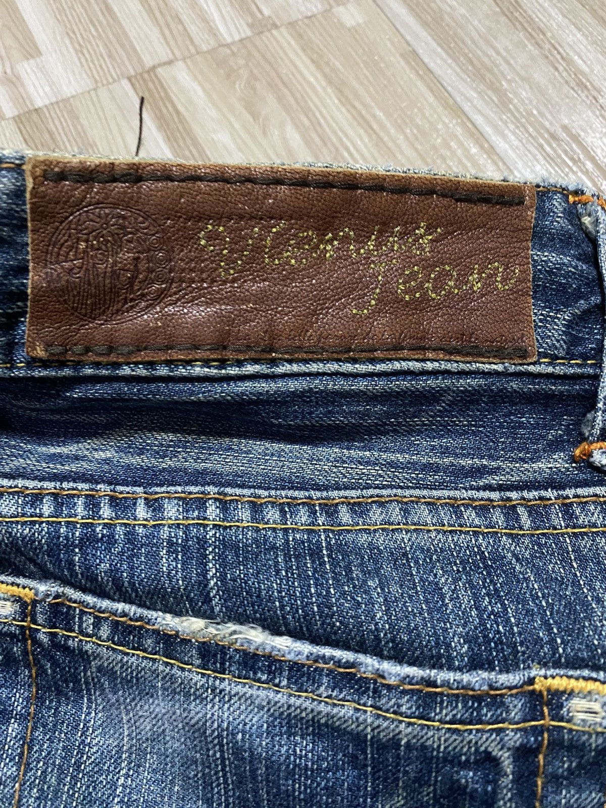 Edwin × Japanese Brand 💥INSANE 90s EDWIN RUSTY MUDWASH💥BOOTCUT RARE Size US 28 / EU 44 - 14 Thumbnail