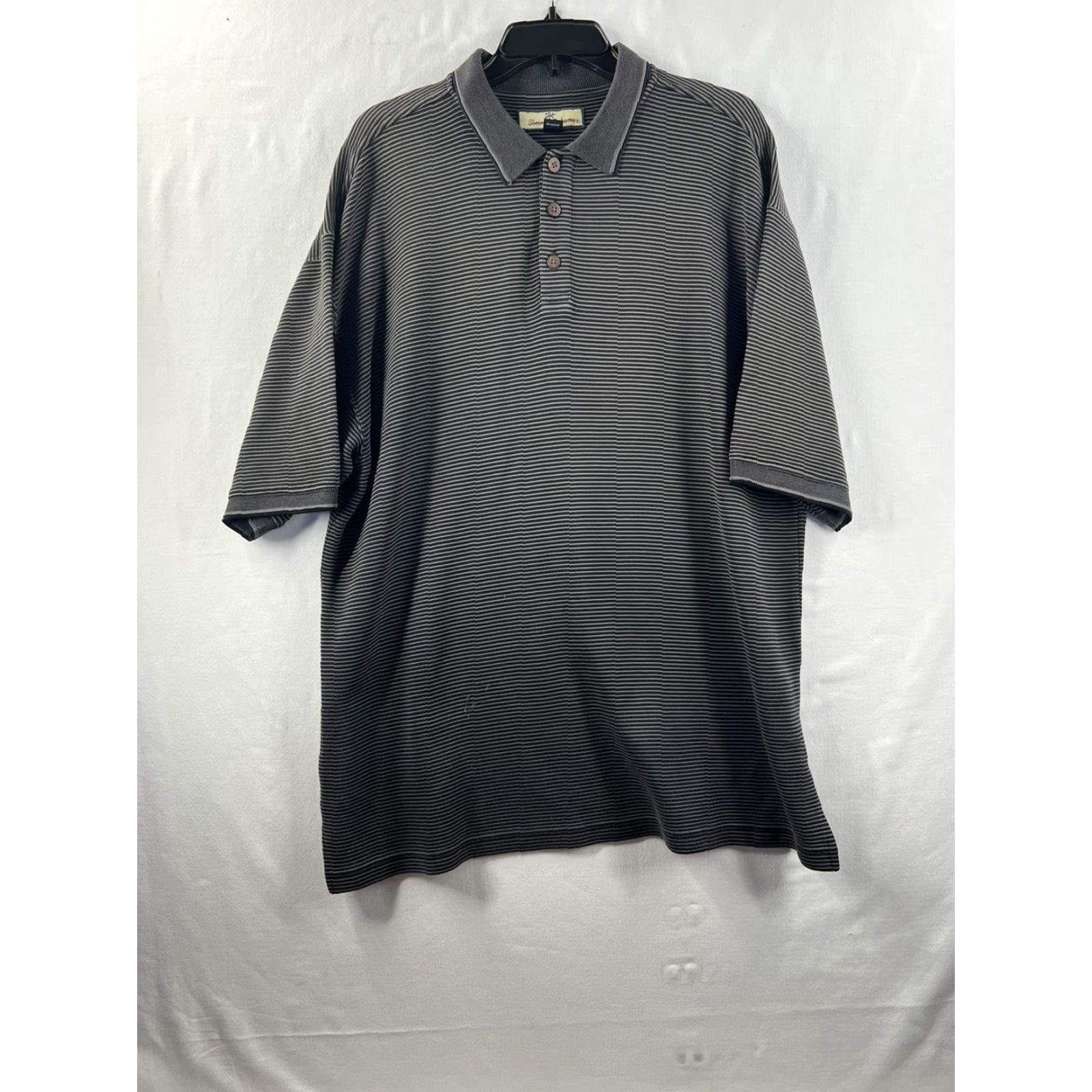 Tommy Bahama Tommy Bahama Polo Shirt Mens Large Black Marlin Casual Short Sleeve Golf Size US L / EU 52-54 / 3 - 2 Thumbnail