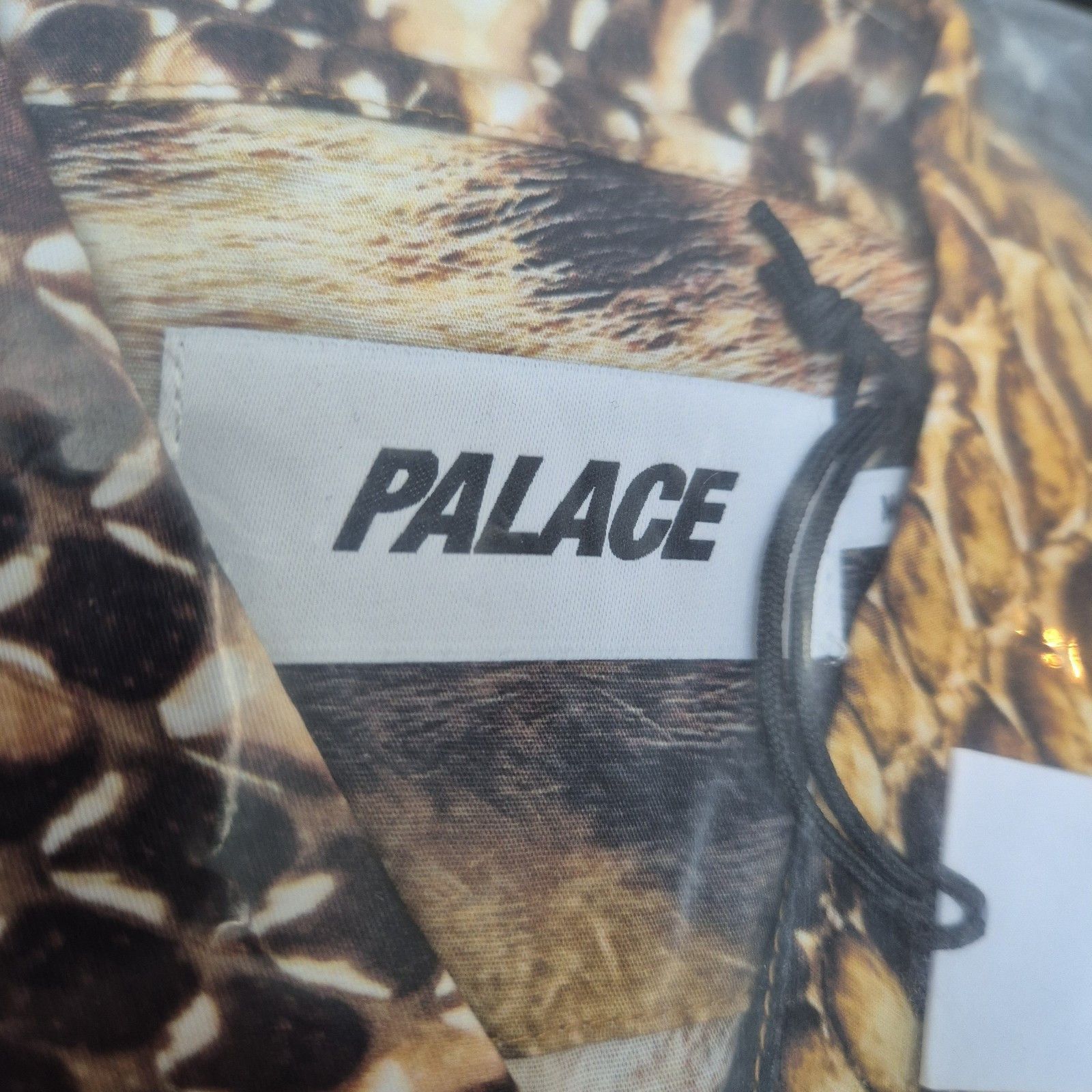 Palace Palace Animal Print Button Shirt Yellow Medium New FW23 Size US M / EU 48-50 / 2 - 2 Thumbnail