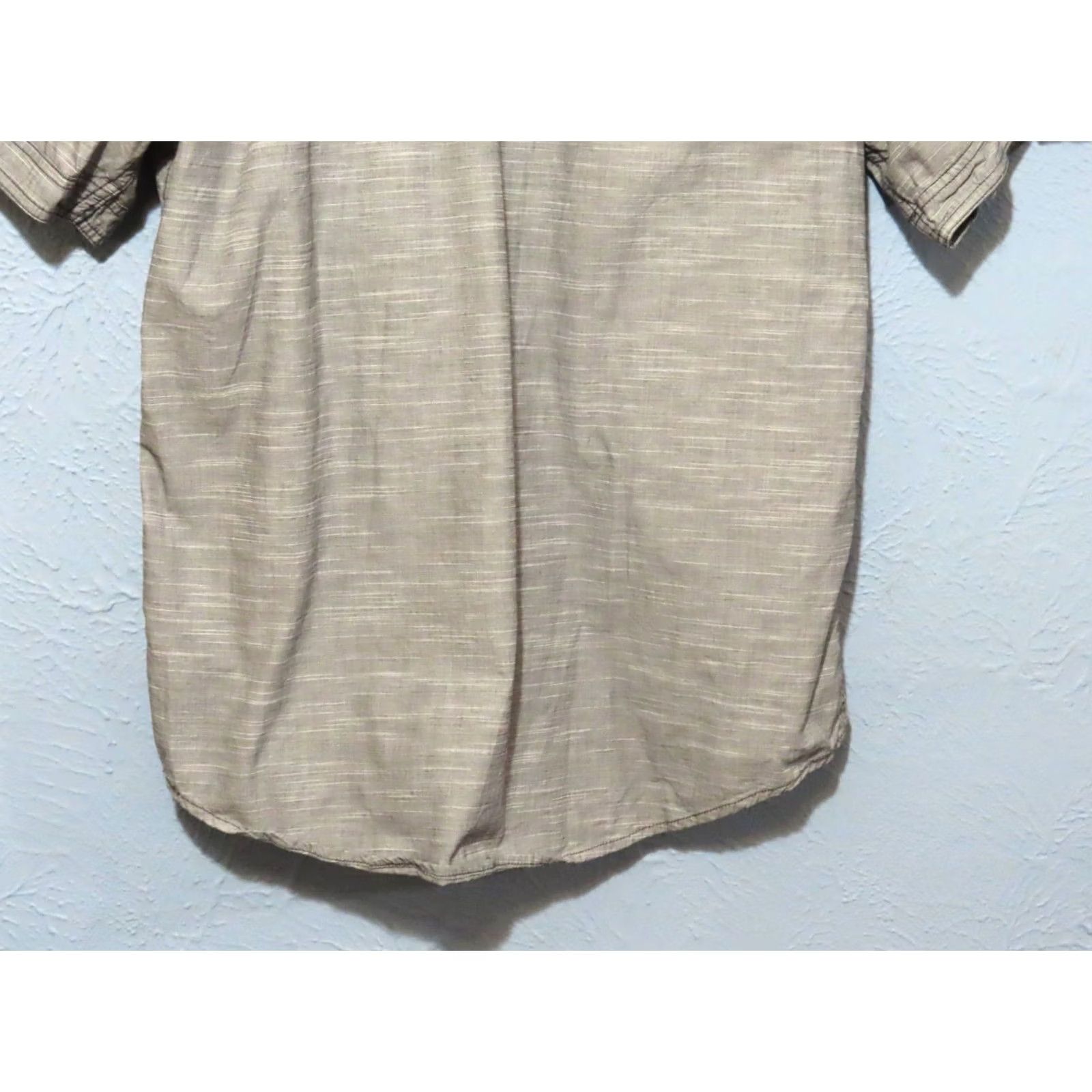 Harley Davidson Harley-Davidson Men's Shirt L Button-Up Gray Short Sleeve Embroidered Woven Slub Weave Lightweight Breathable Classic Motorcycle Size US L / EU 52-54 / 3 - 7 Thumbnail